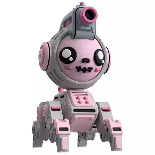 UwU Shadow Force Zero Tabletop Mech Miniature 3D print model
