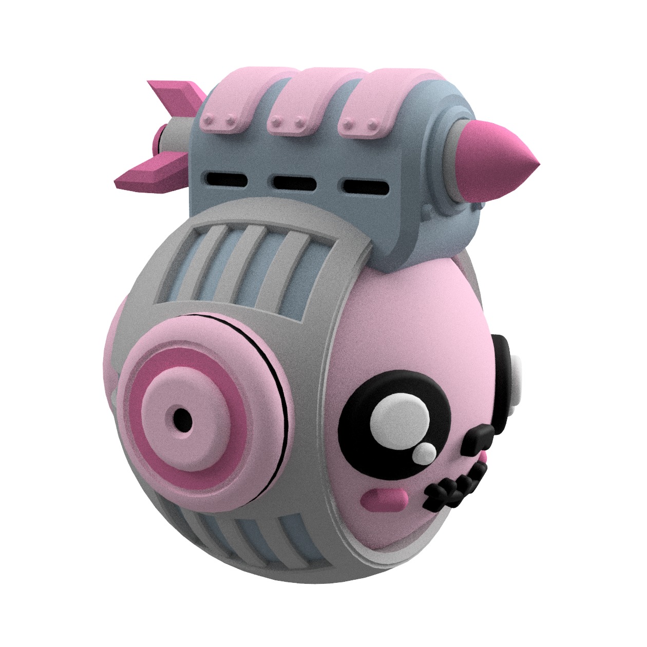 UwU Shadow Force Zero Tabletop Mech Miniature 3D print model_7