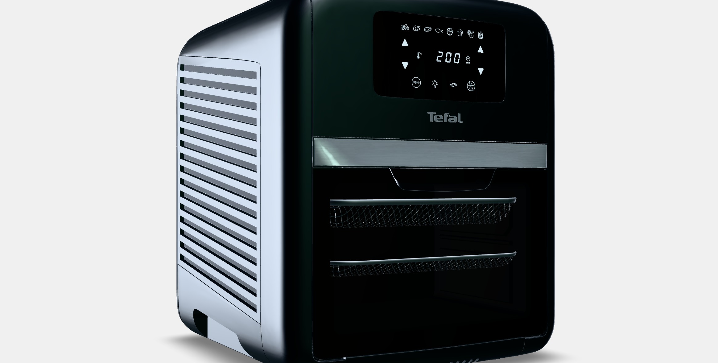 Tefal FW501815 Easy Fry Oven  Grill Low-poly 3D model_10