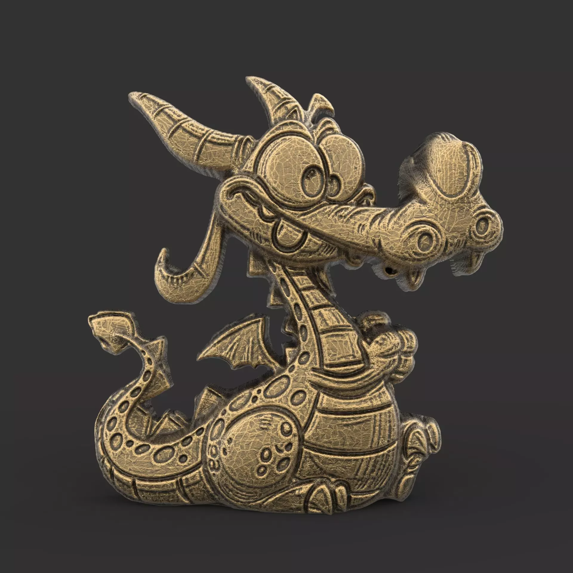 cute cartoon dradon decor 3D print model