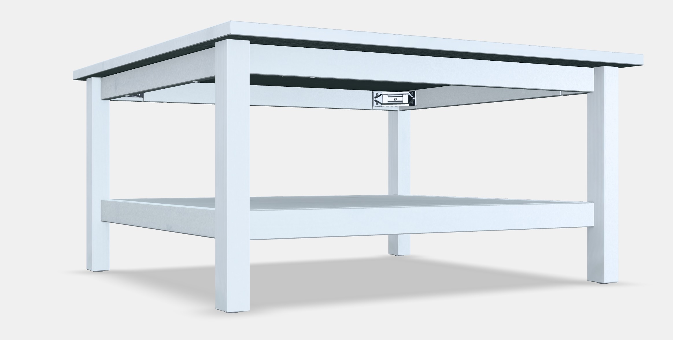 HEMNES coffee table Low-poly 3D model_3