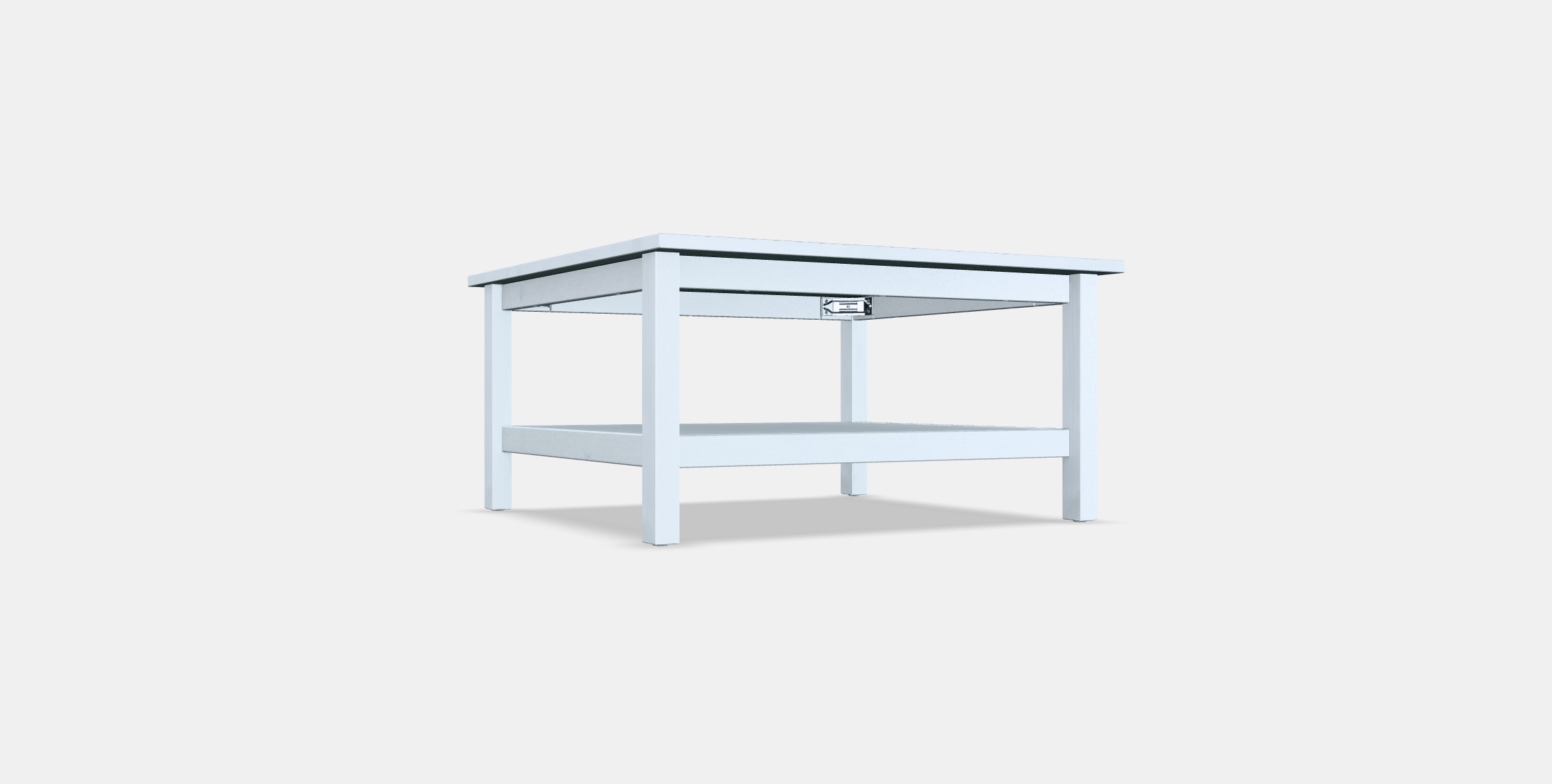 HEMNES coffee table Low-poly 3D model_16