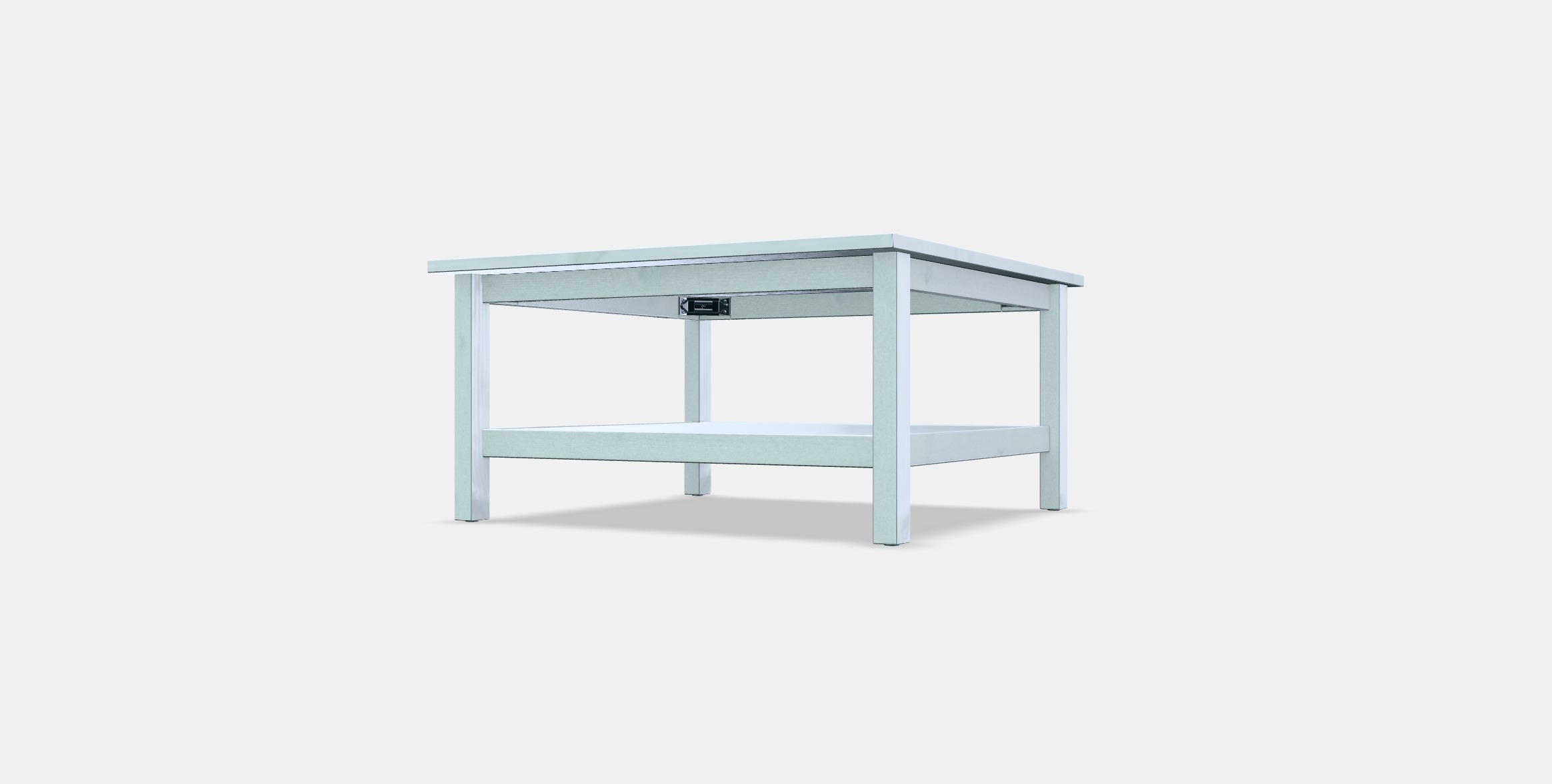 HEMNES coffee table Low-poly 3D model_11