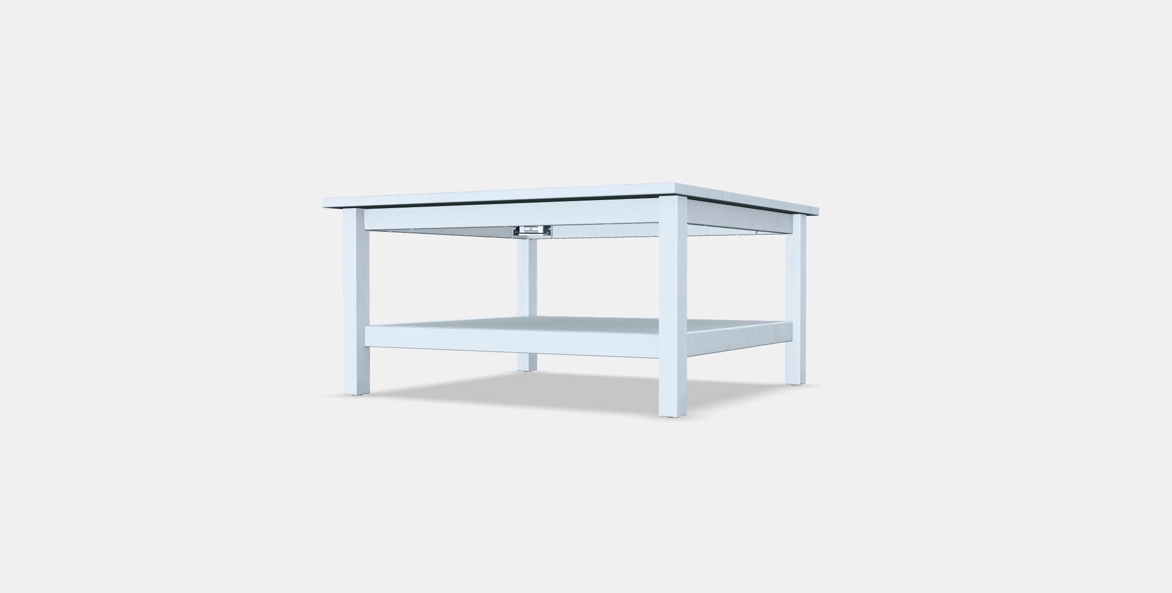 HEMNES coffee table Low-poly 3D model_4