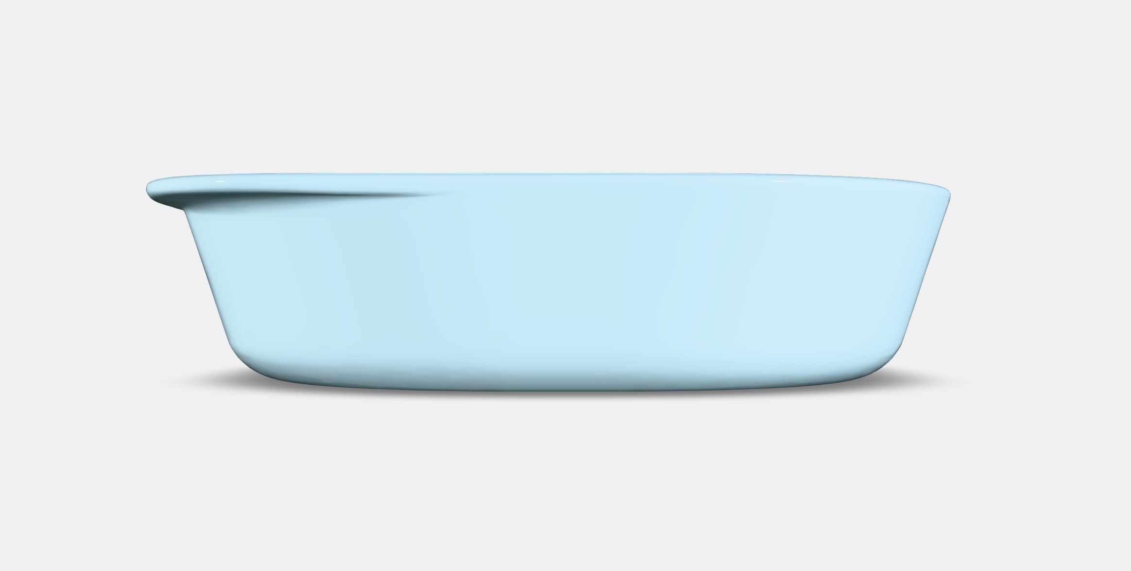 FOLJSAM Oven dish Low-poly 3D model_15