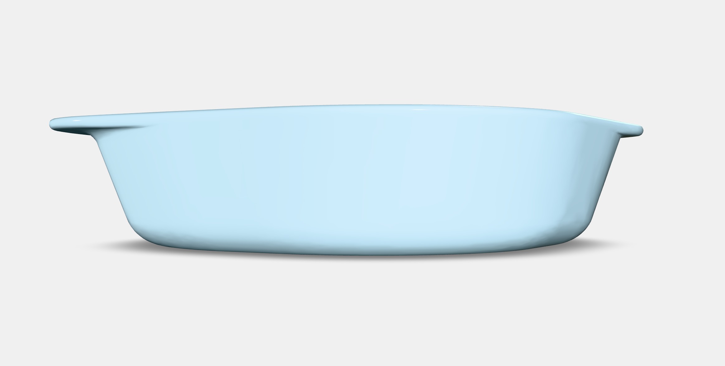 FOLJSAM Oven dish Low-poly 3D model_6