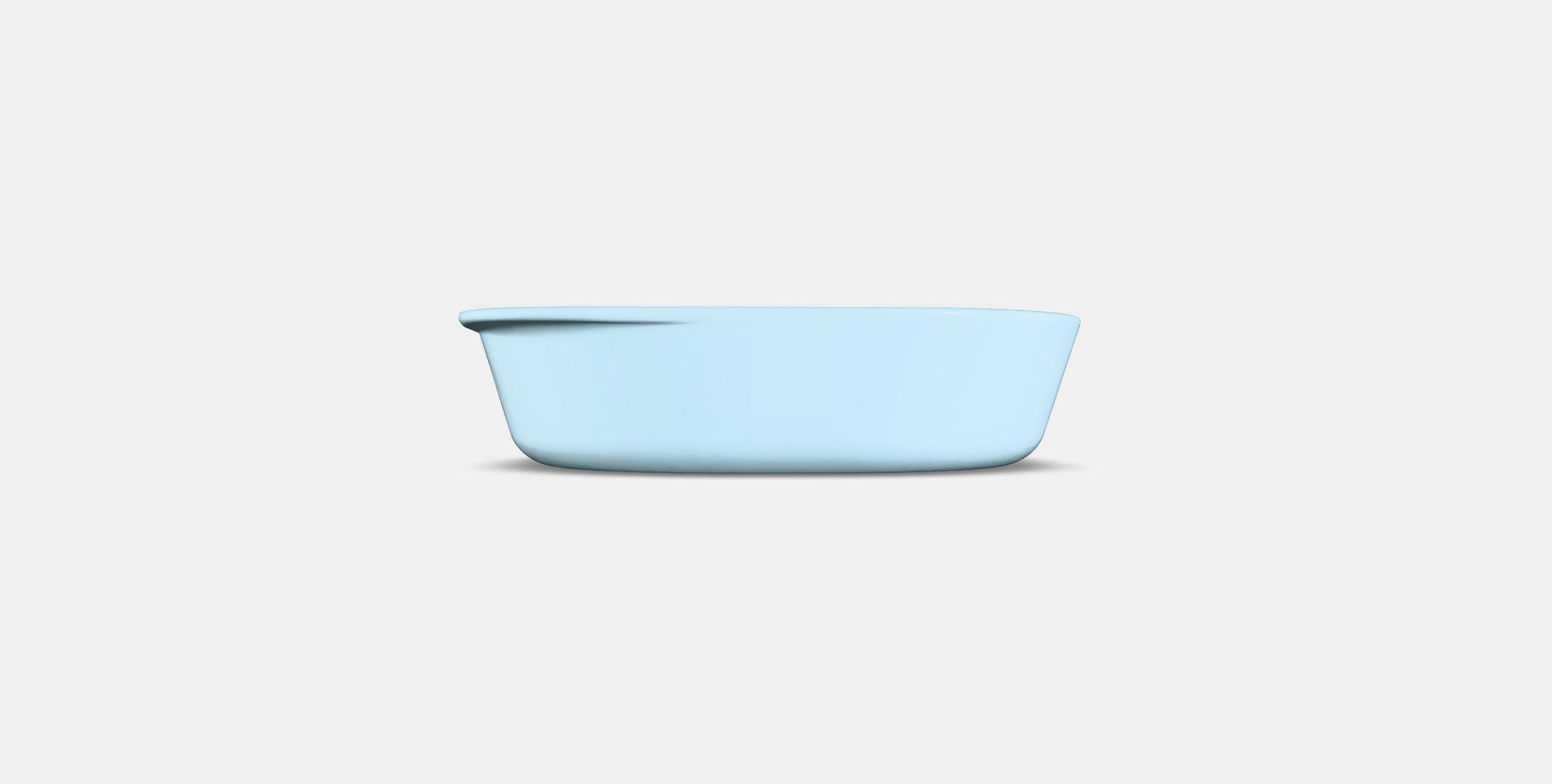 FOLJSAM Oven dish Low-poly 3D model_14