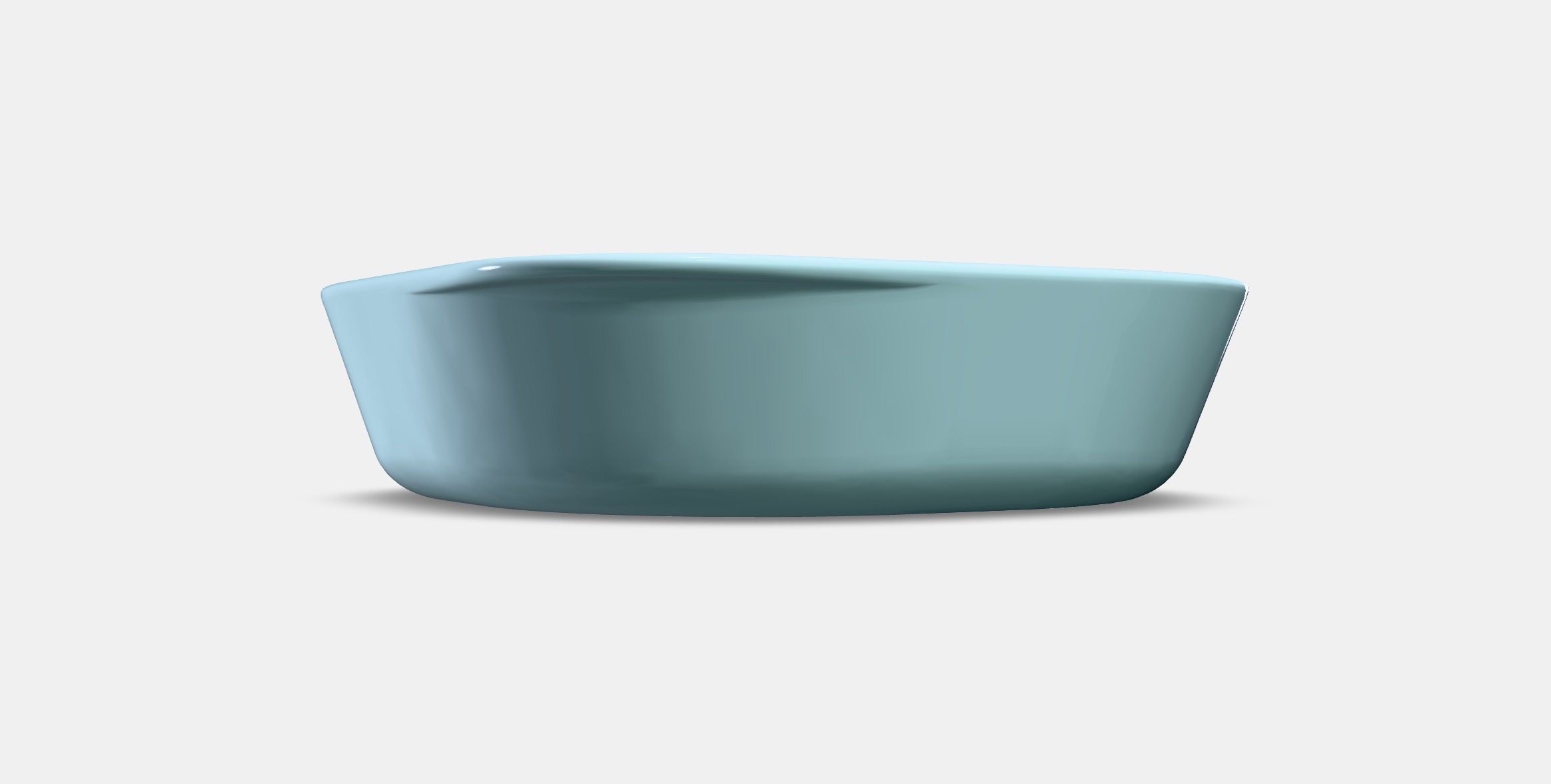 FOLJSAM Oven dish Low-poly 3D model_9