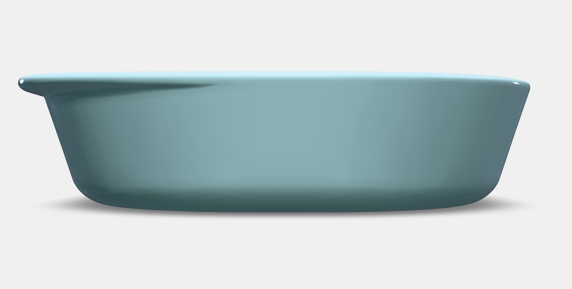 FOLJSAM Oven dish Low-poly 3D model_11