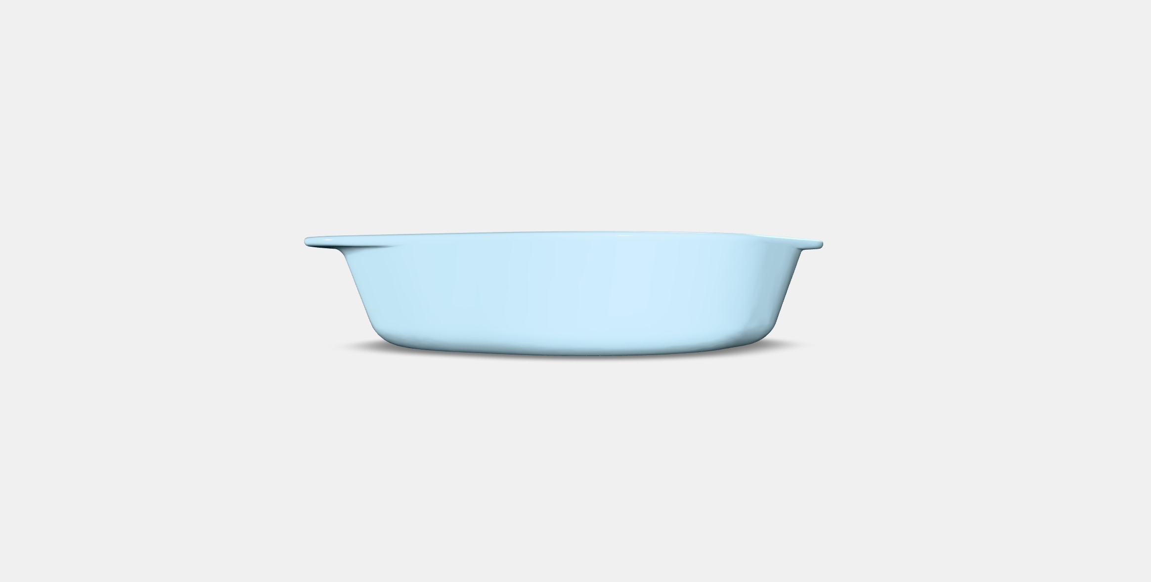 FOLJSAM Oven dish Low-poly 3D model_5