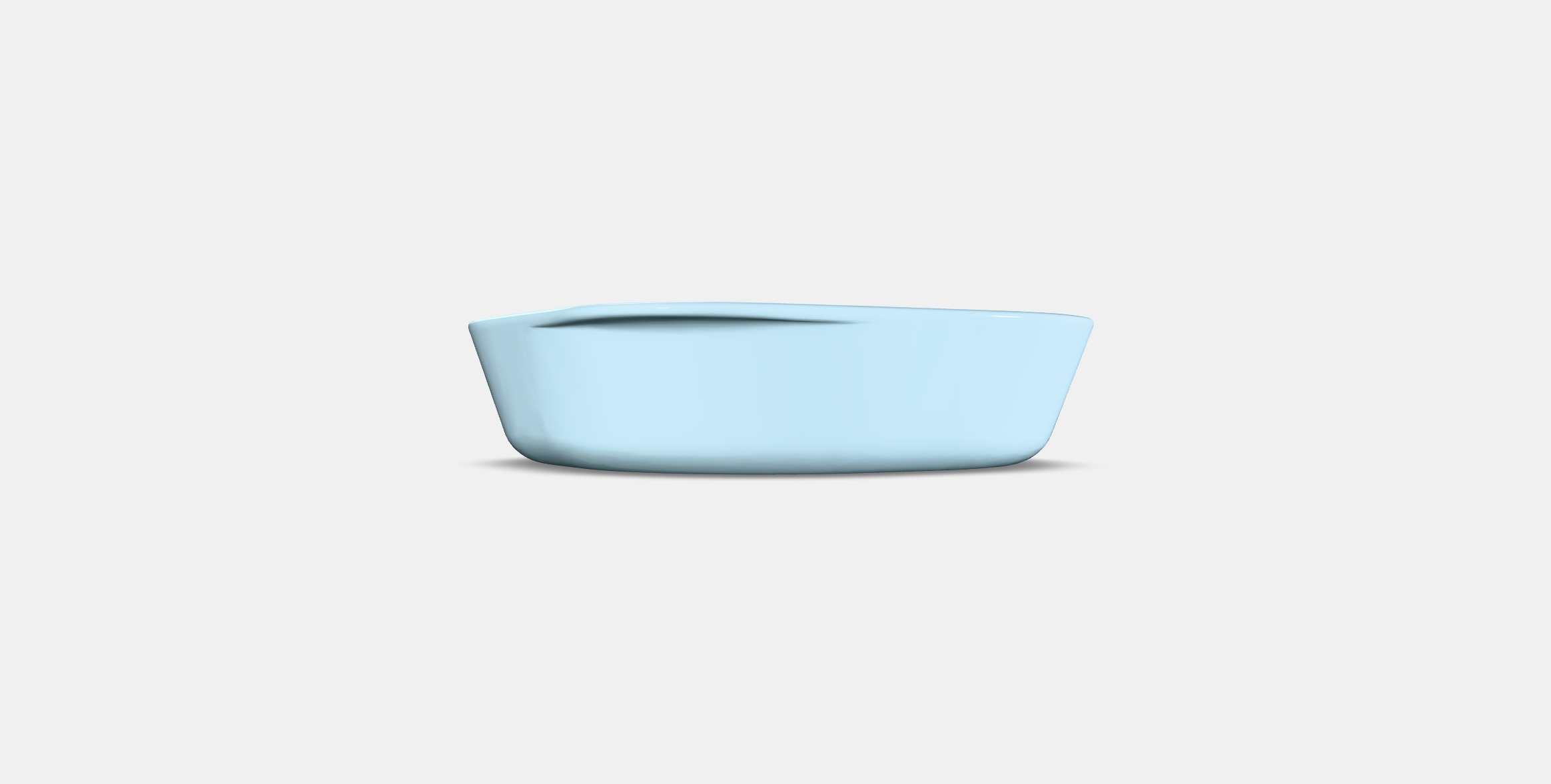 FOLJSAM Oven dish Low-poly 3D model_16