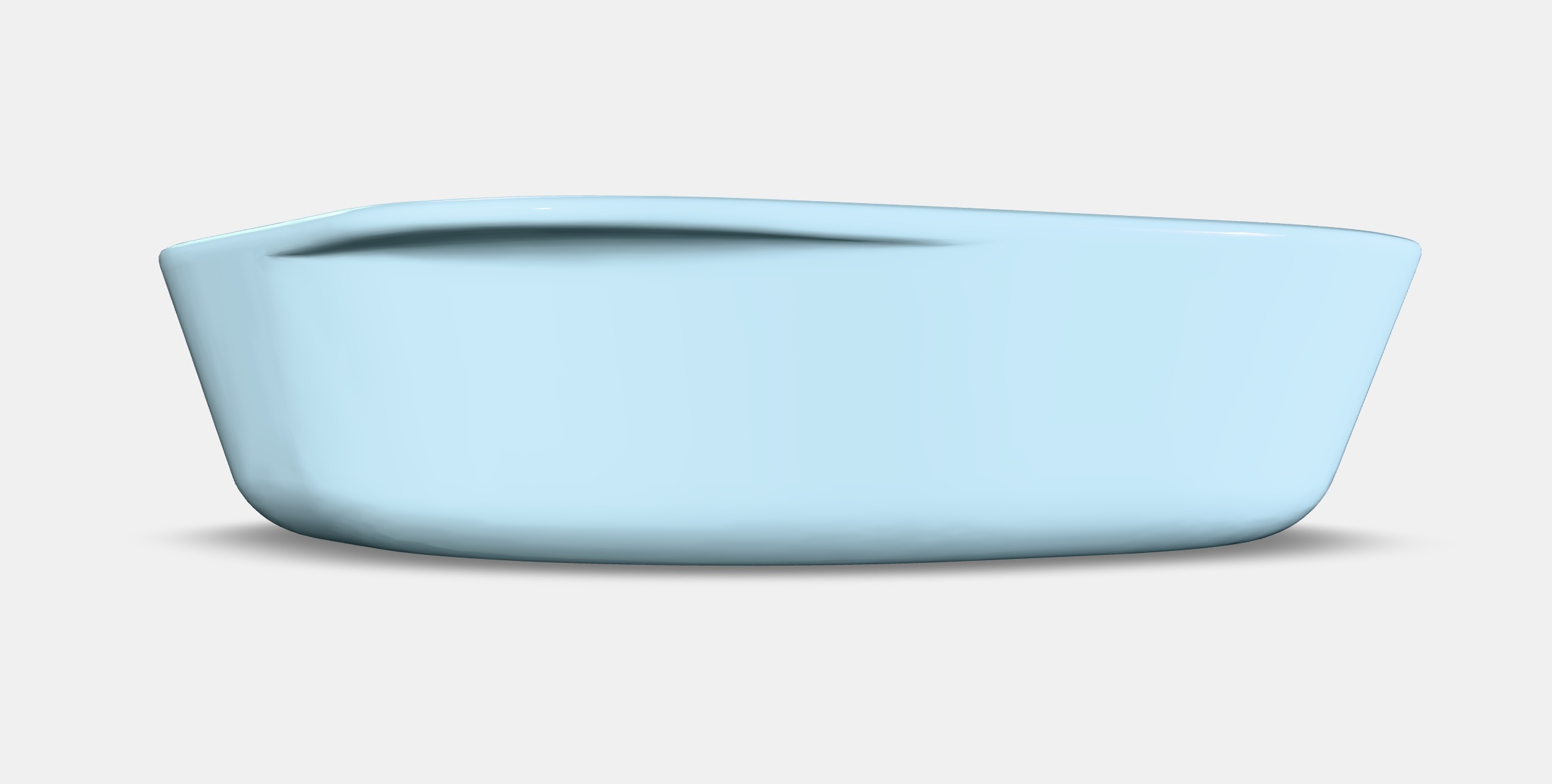 FOLJSAM Oven dish Low-poly 3D model_2