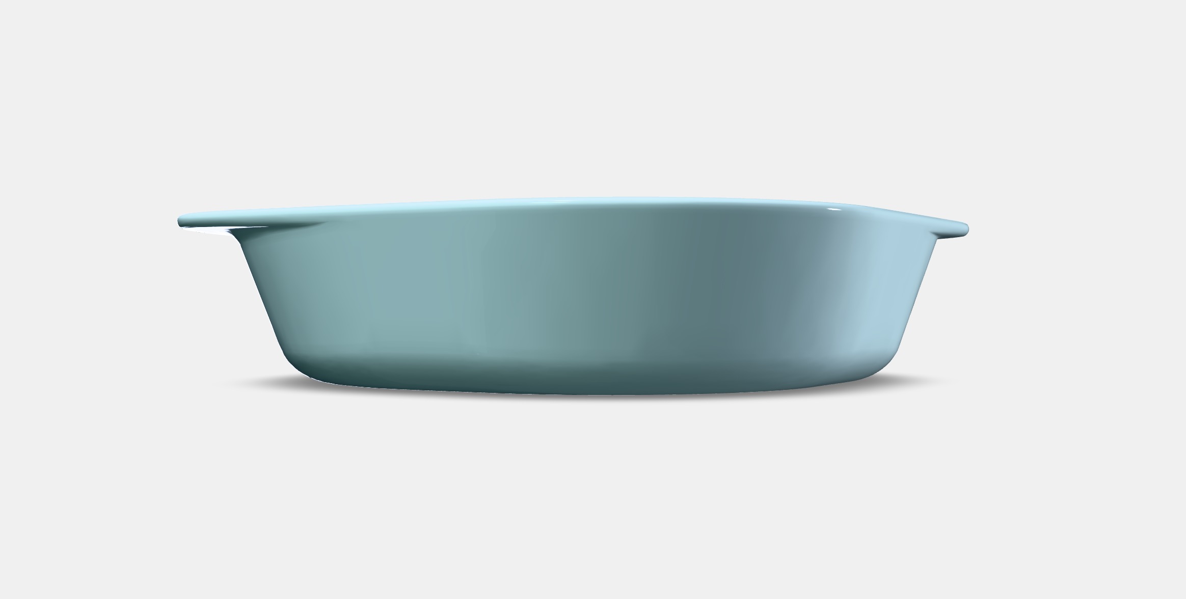 FOLJSAM Oven dish Low-poly 3D model_13