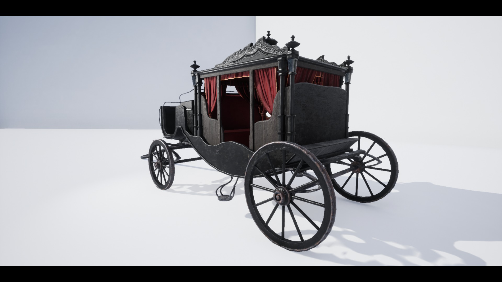 The Carriage 02 Low-poly 3D model_4