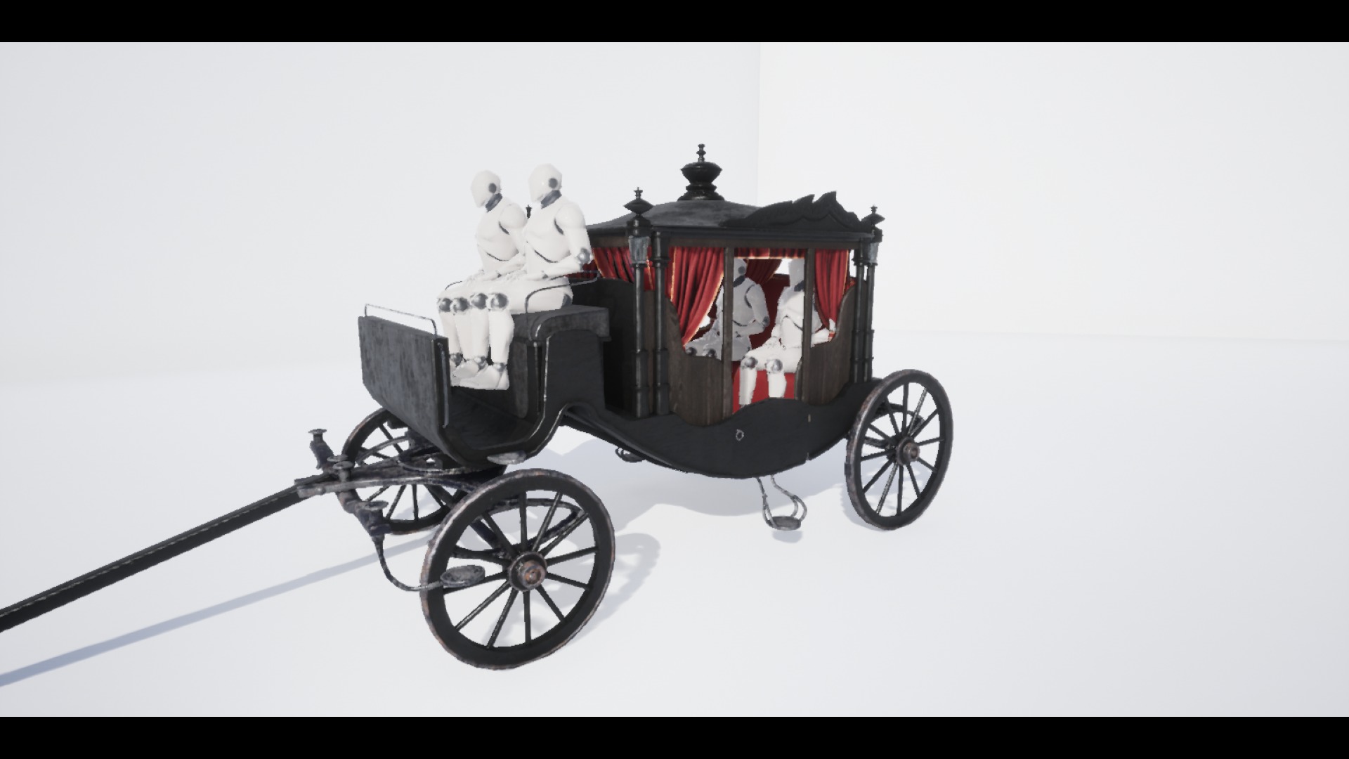 The Carriage 02 Low-poly 3D model_1