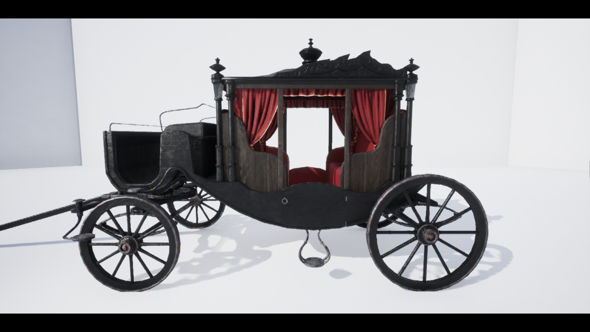 The Carriage 02 Low-poly 3D model_6