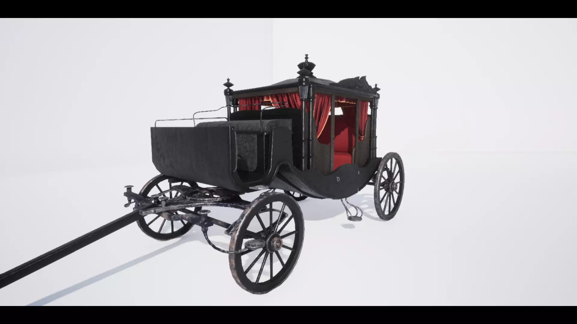The Carriage 02 Low-poly 3D model_0