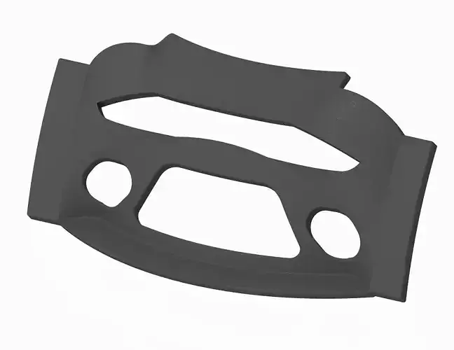 Carbon Fiber Car Front Bumper 3D print model