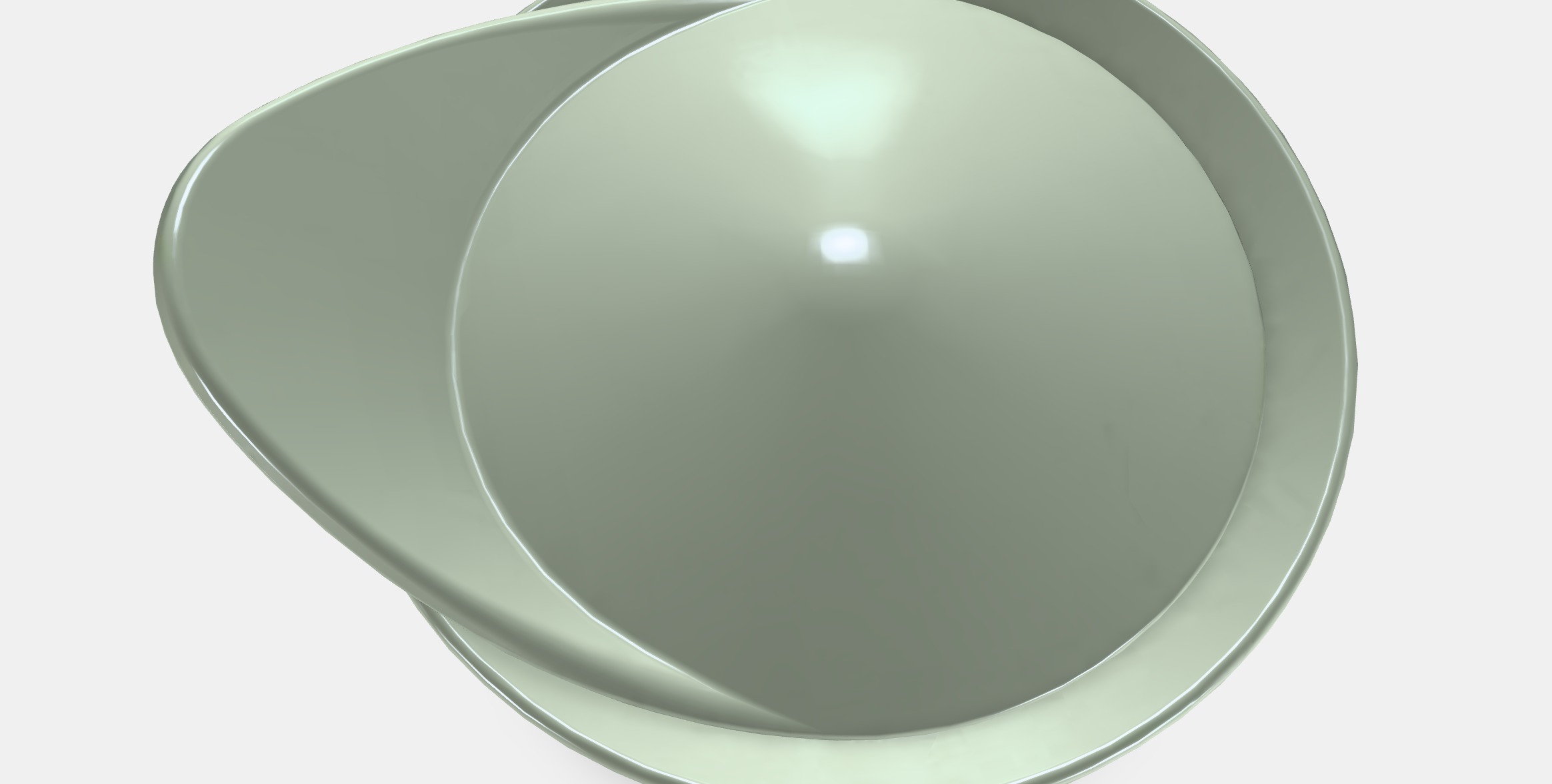 FARGKLAR Oven-serving dish with lid 1 Low-poly 3D model_4