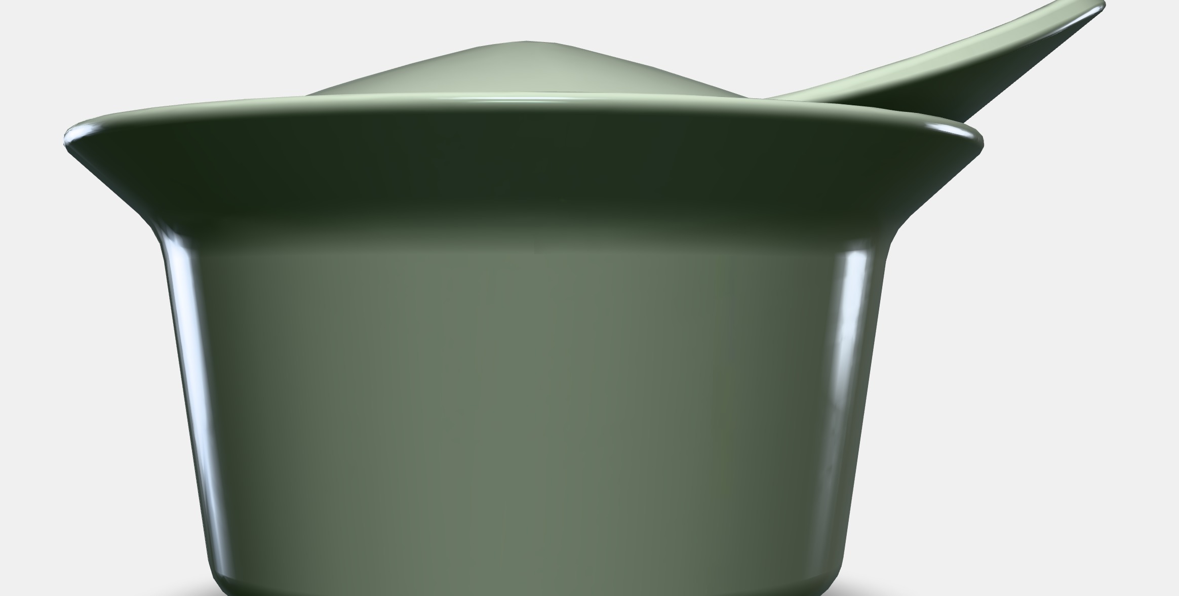 FARGKLAR Oven-serving dish with lid 1 Low-poly 3D model_10