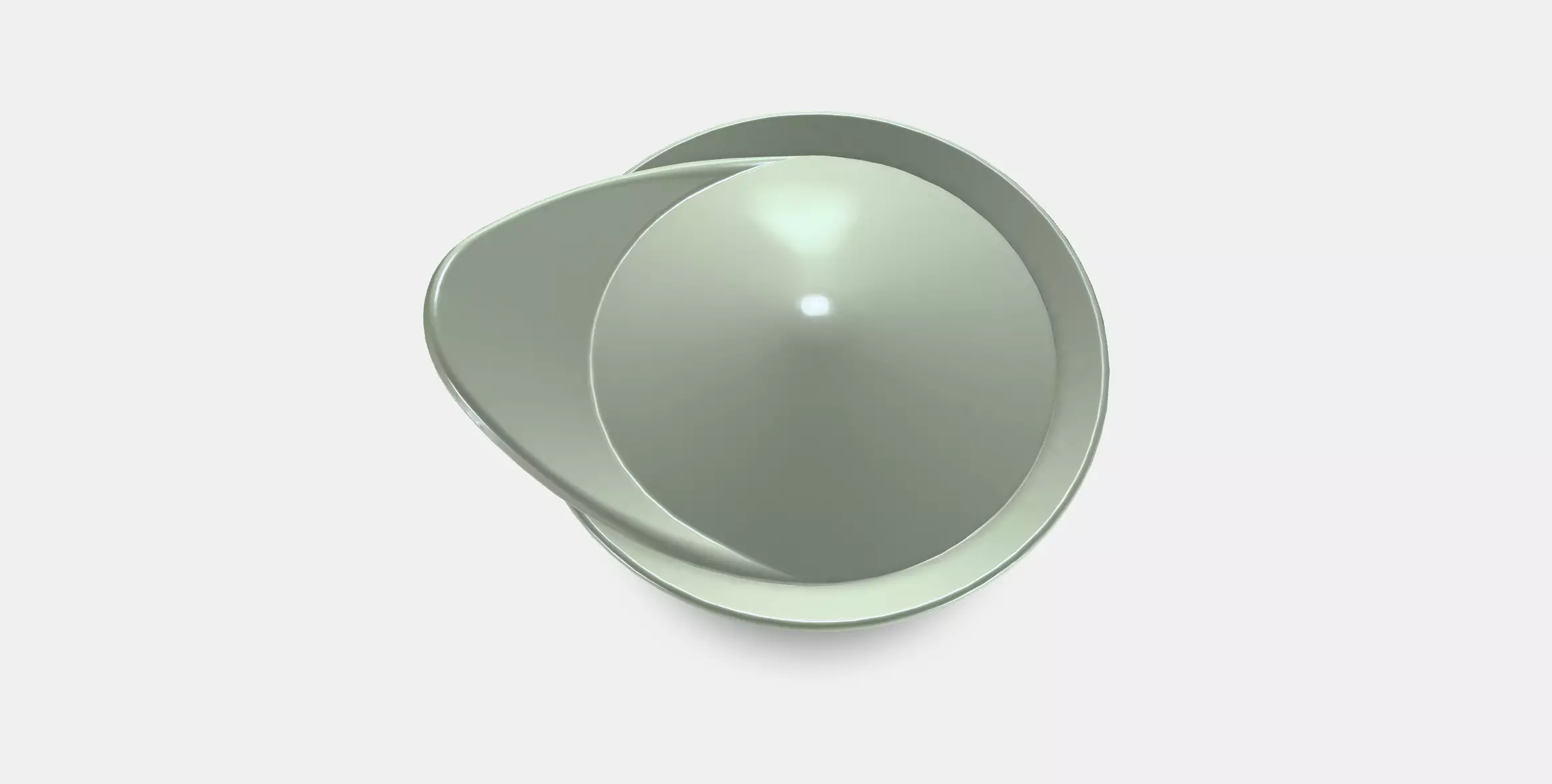 FARGKLAR Oven-serving dish with lid 1 Low-poly 3D model_0