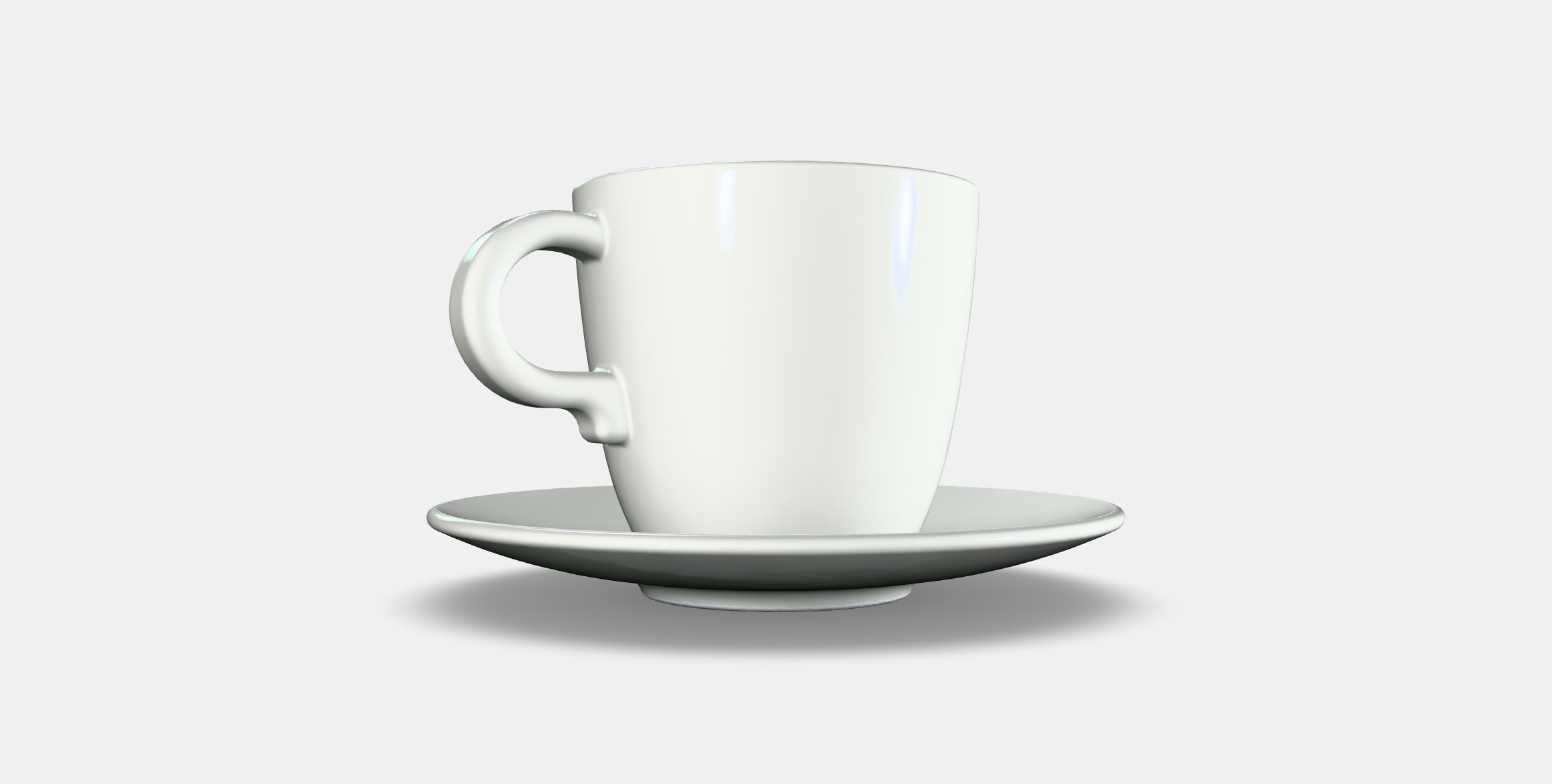 FARGKLAR Cup with saucer 2 Low-poly 3D model_16