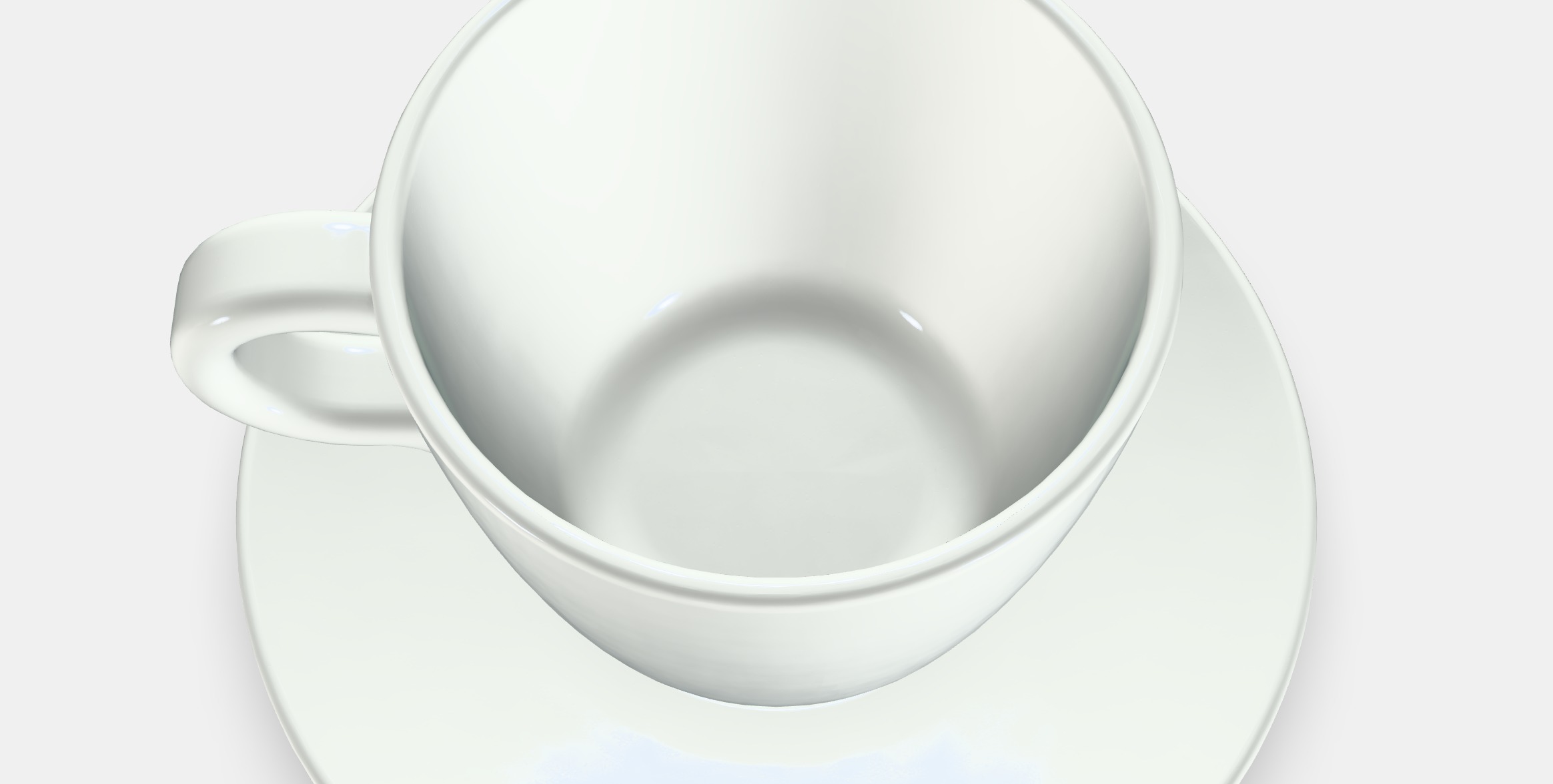 FARGKLAR Cup with saucer 2 Low-poly 3D model_7