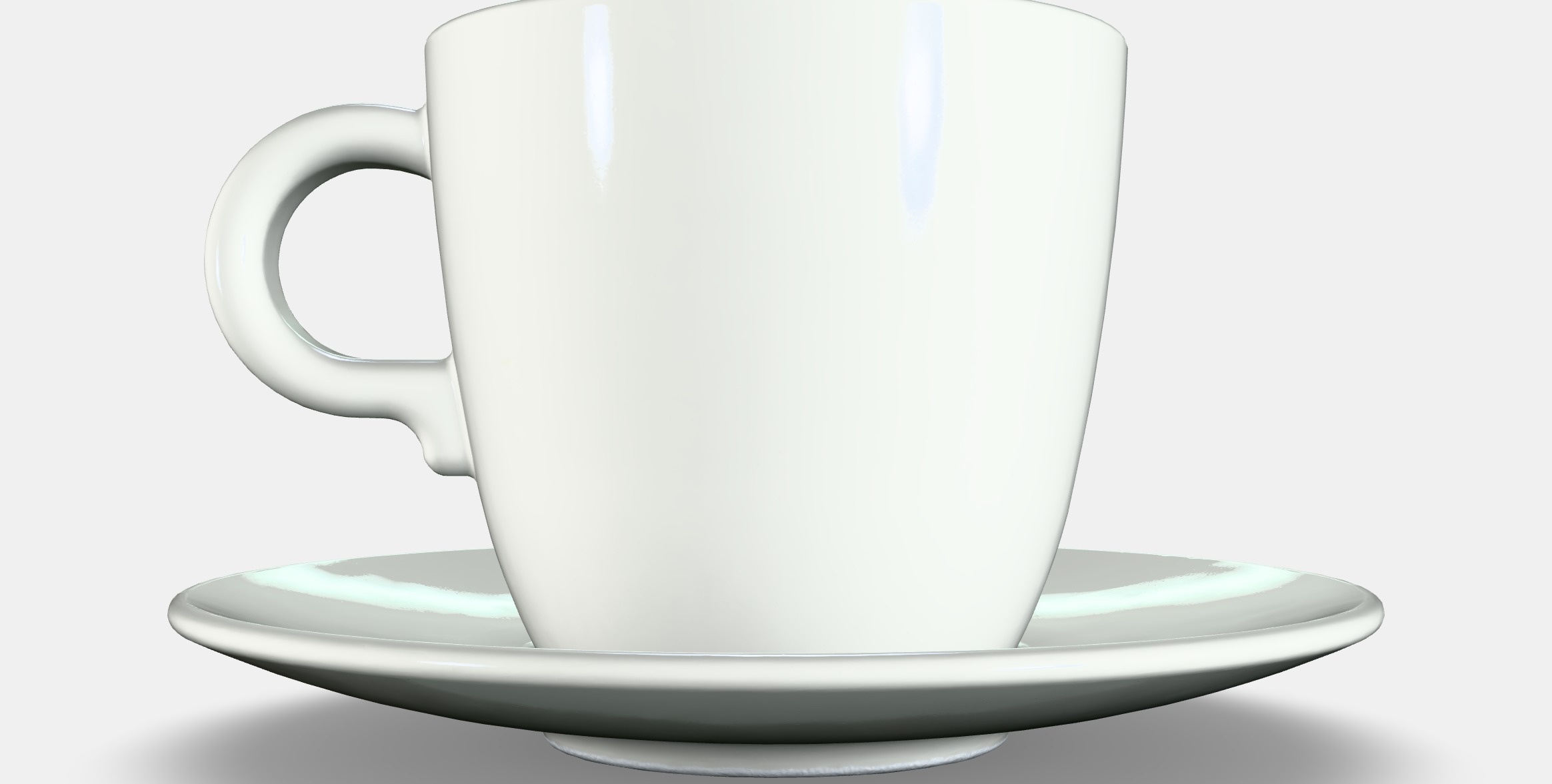 FARGKLAR Cup with saucer 2 Low-poly 3D model_14