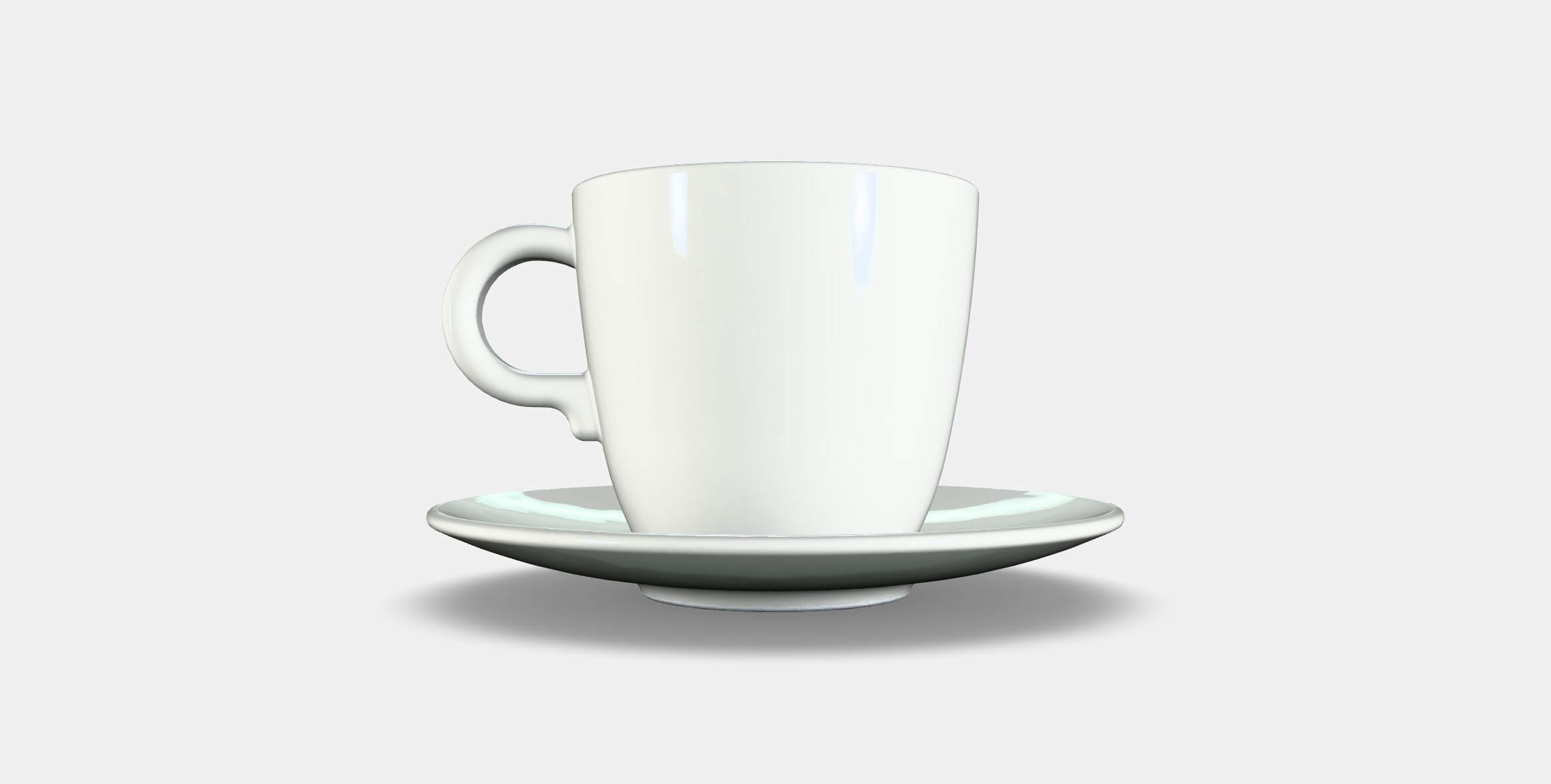 FARGKLAR Cup with saucer 2 Low-poly 3D model_15