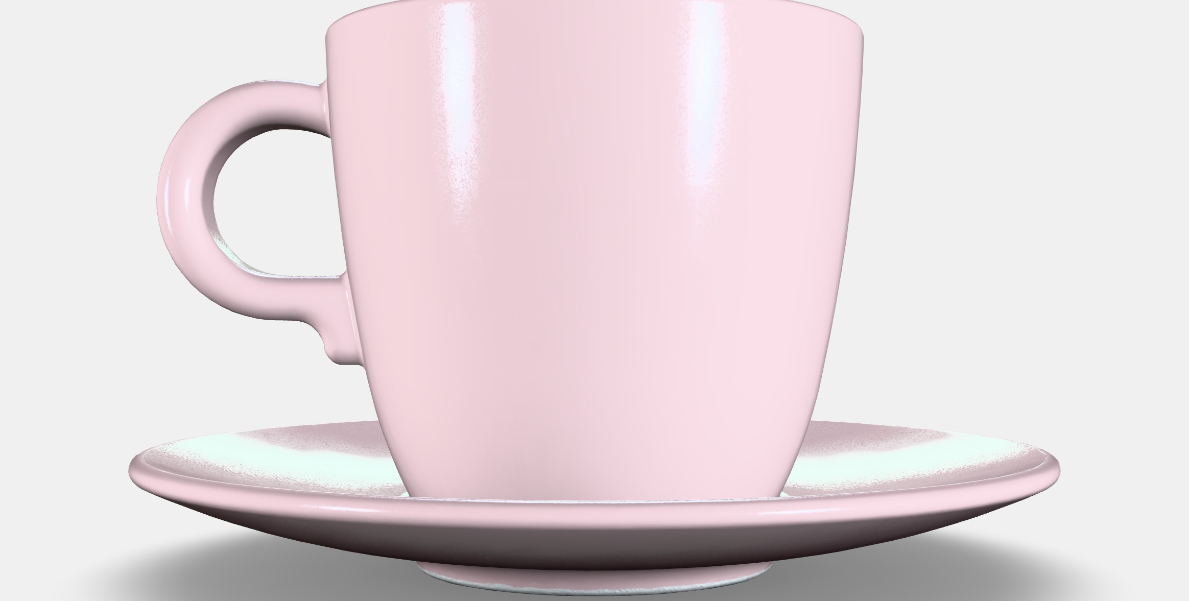 FARGKLAR Cup with saucer 3 Low-poly 3D model_16