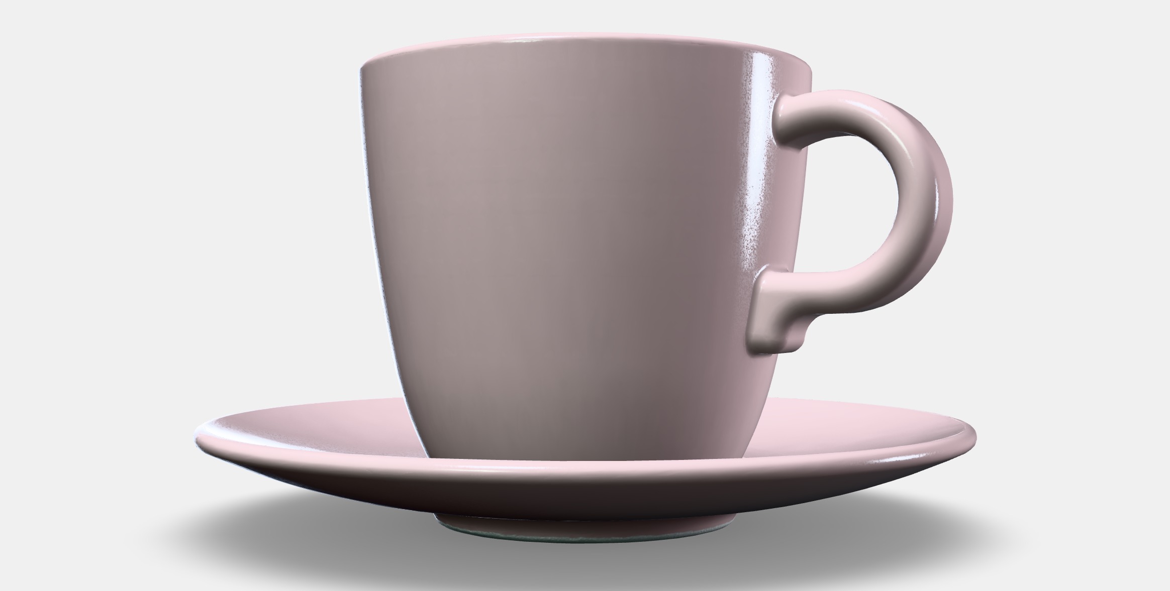 FARGKLAR Cup with saucer 3 Low-poly 3D model_13
