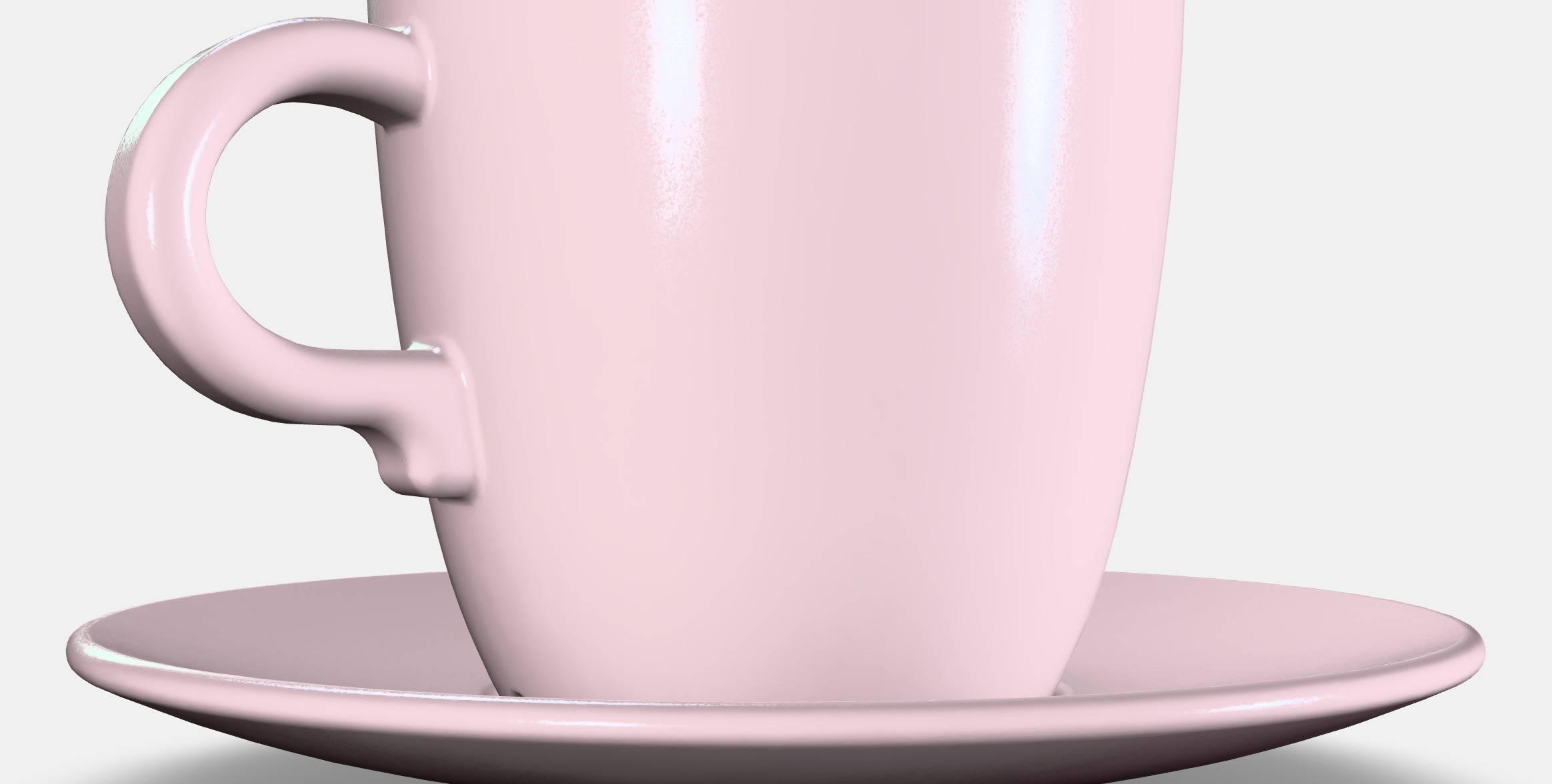 FARGKLAR Cup with saucer 3 Low-poly 3D model_3