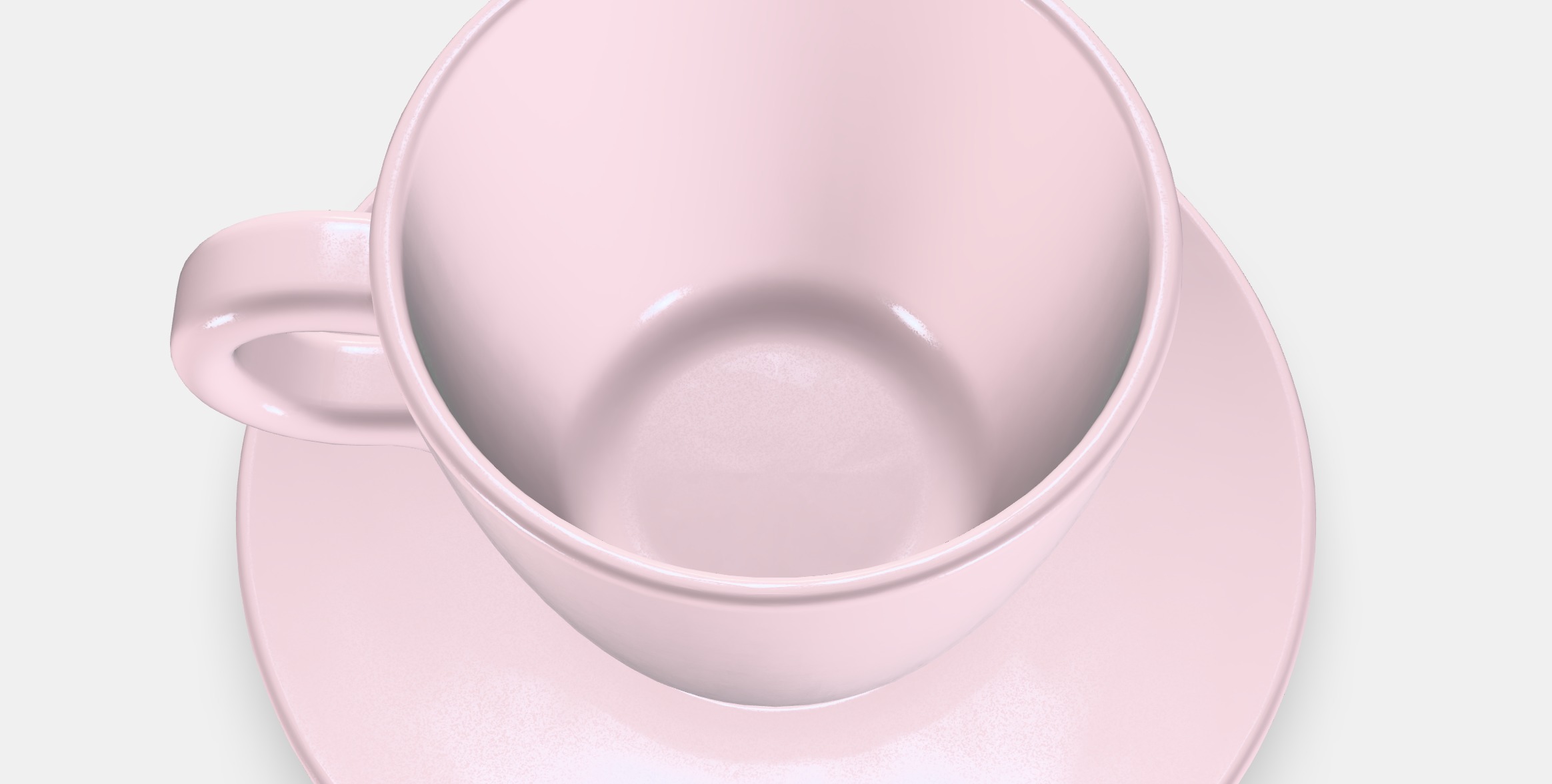 FARGKLAR Cup with saucer 3 Low-poly 3D model_9