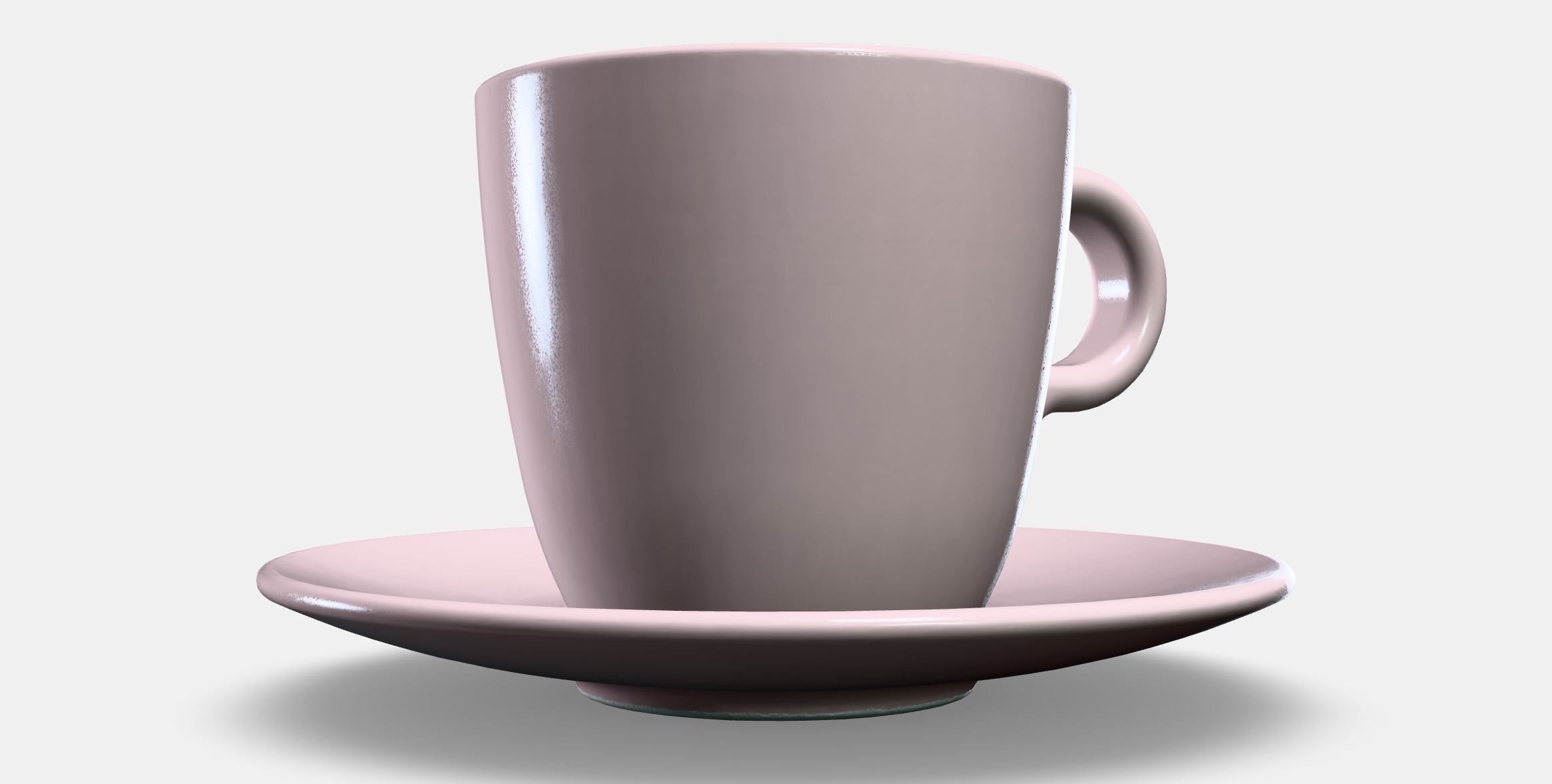 FARGKLAR Cup with saucer 3 Low-poly 3D model_7