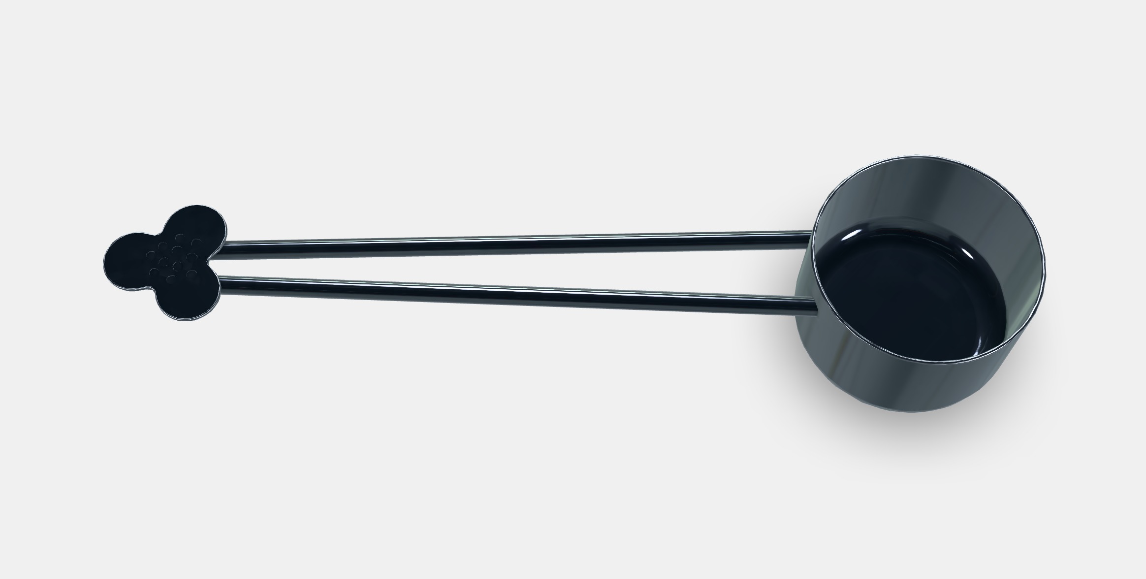 ANGSBLAVINGE Coffee measuring scoop Low-poly 3D model_4