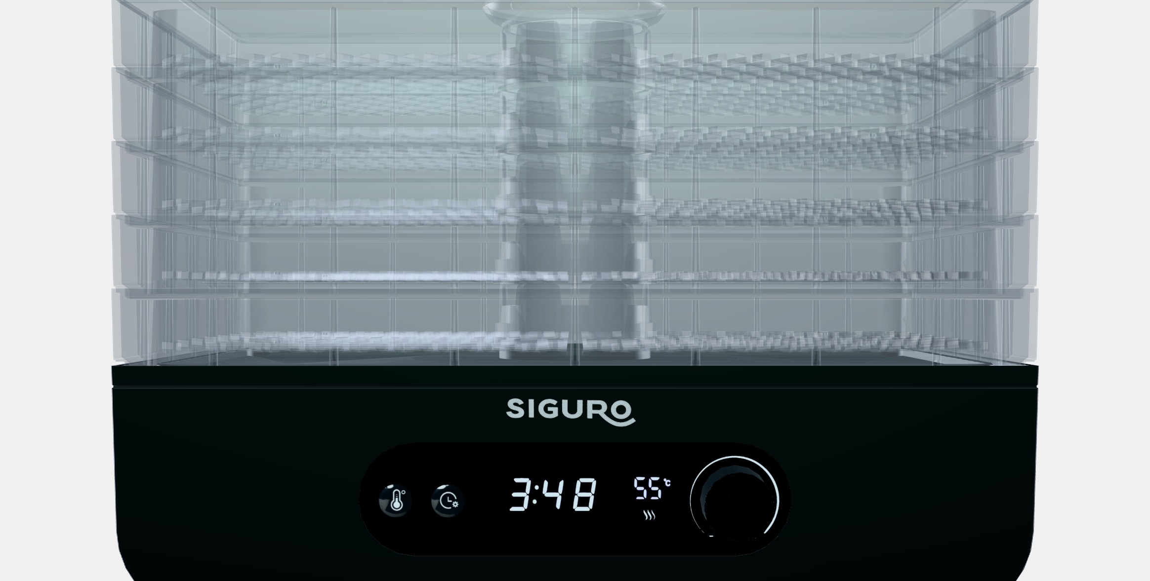 Siguro FD-C400B Compact Dry Low-poly 3D model_11