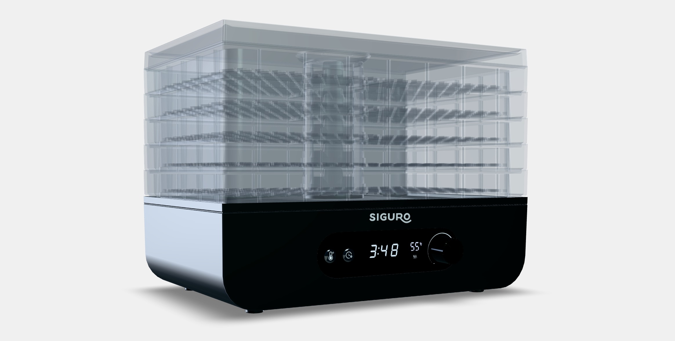 Siguro FD-C400B Compact Dry Low-poly 3D model_9