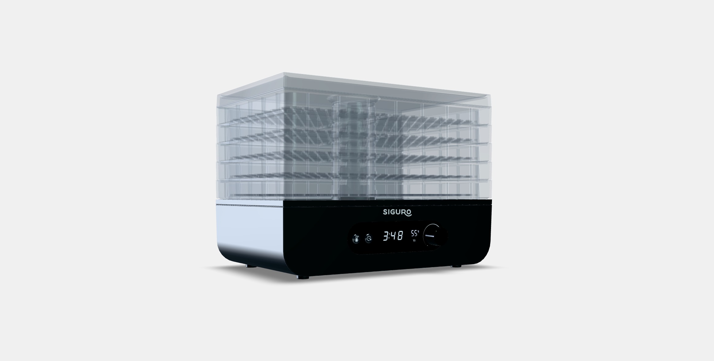 Siguro FD-C400B Compact Dry Low-poly 3D model_2