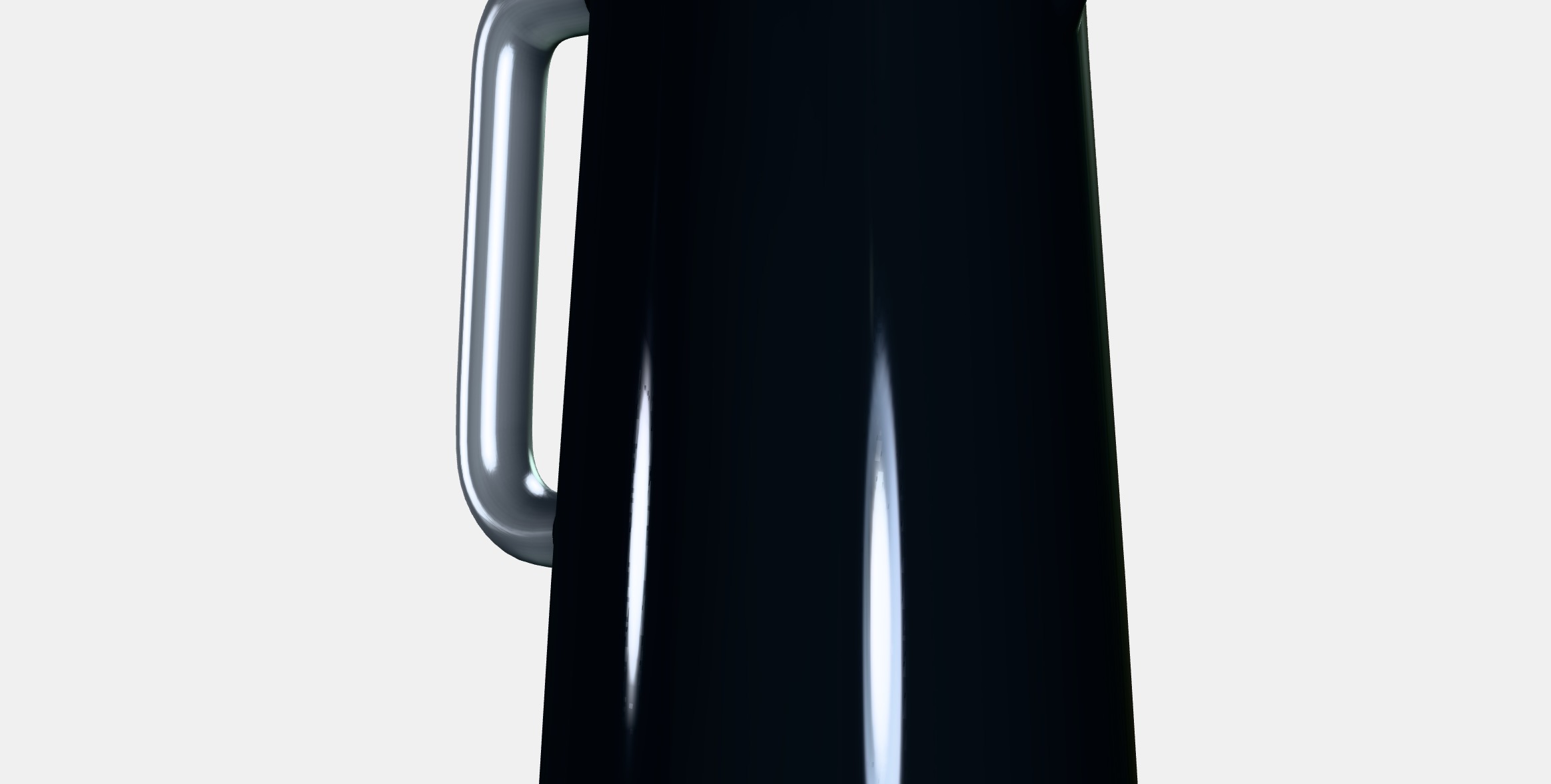 Tefal KO851830 Digital Display Black Low-poly 3D model_6