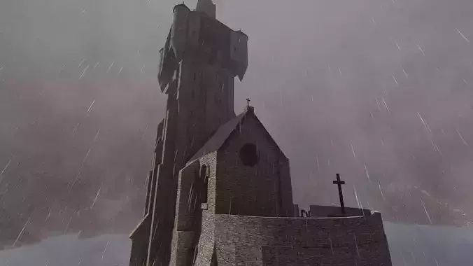Medieval Castle 3D model