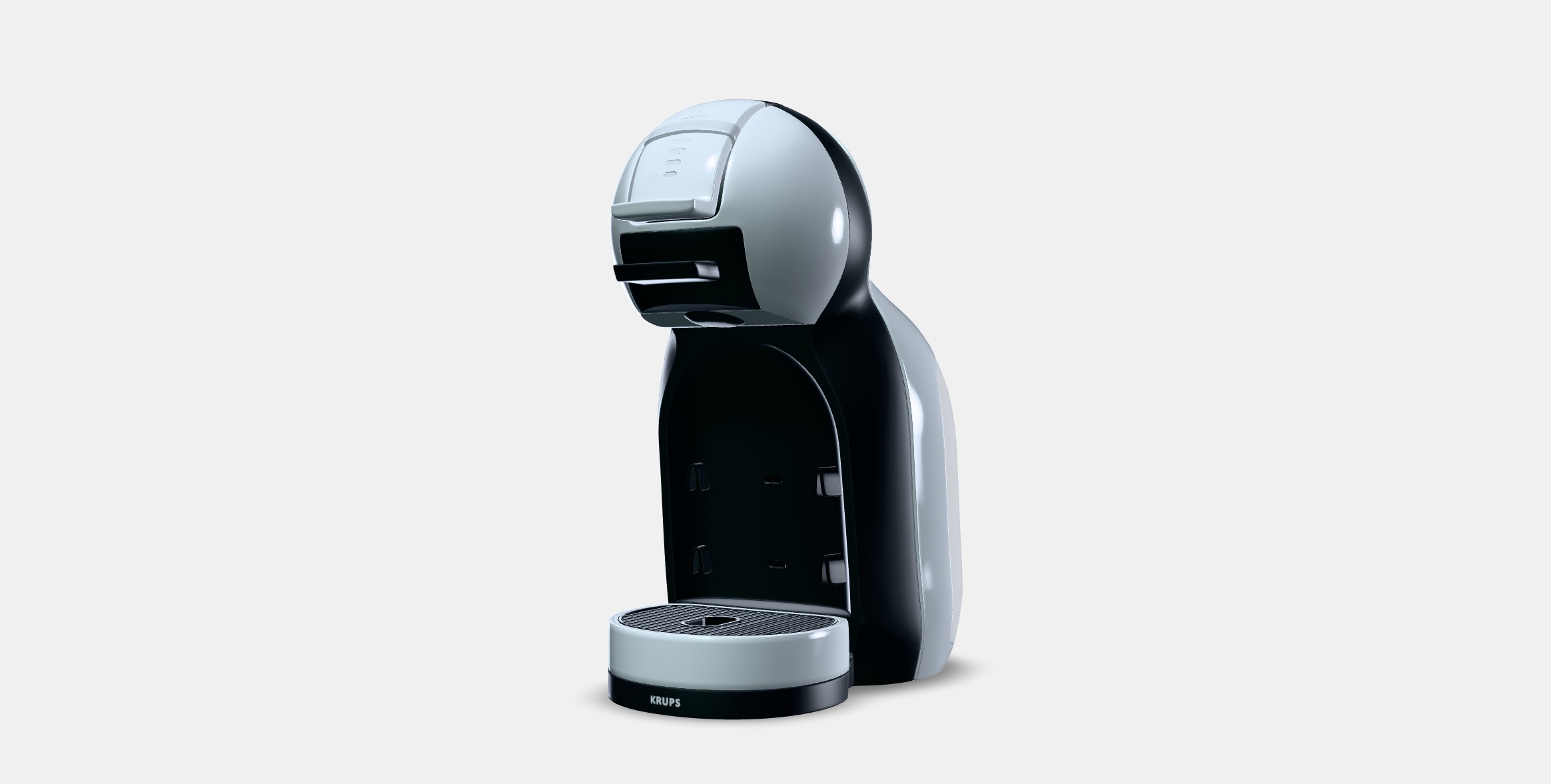KRUPS KP123B31 Nescafe Dolce Gusto Mini Me Low-poly 3D model_12