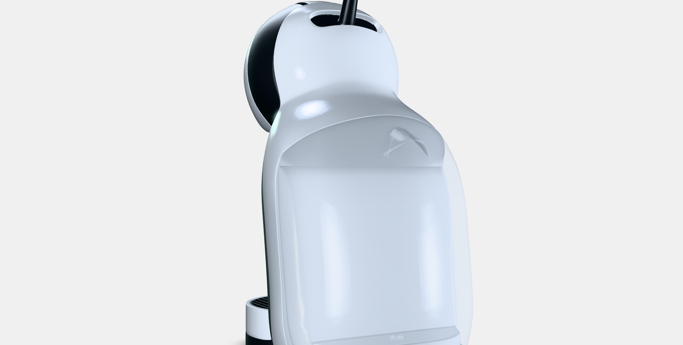 KRUPS KP123B31 Nescafe Dolce Gusto Mini Me Low-poly 3D model_15