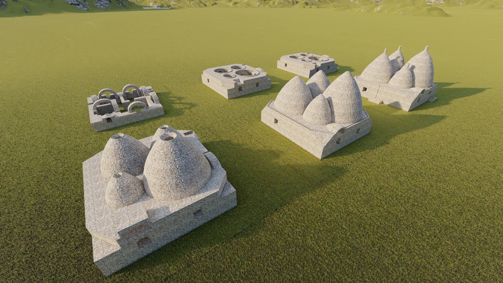 Historical temple-place of worship 3D model_7