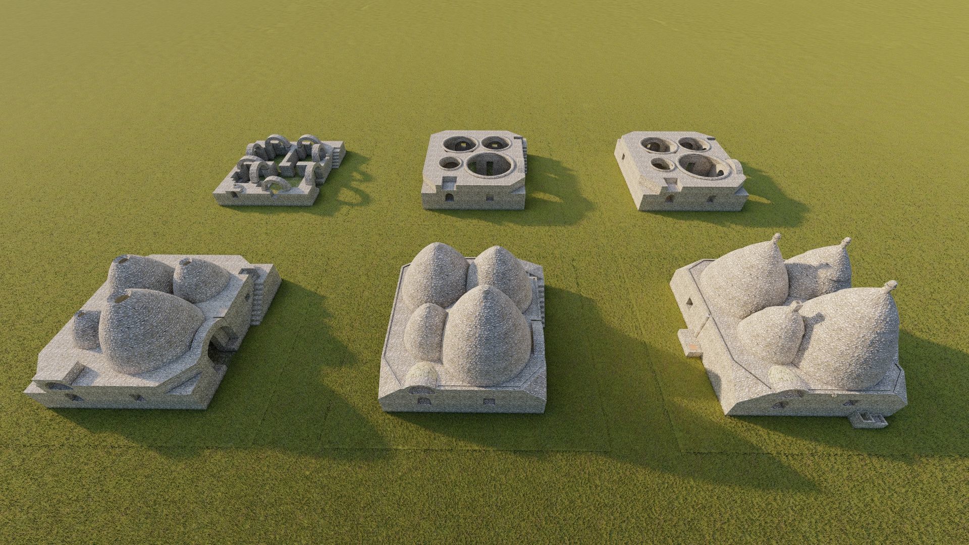 Historical temple-place of worship 3D model_11