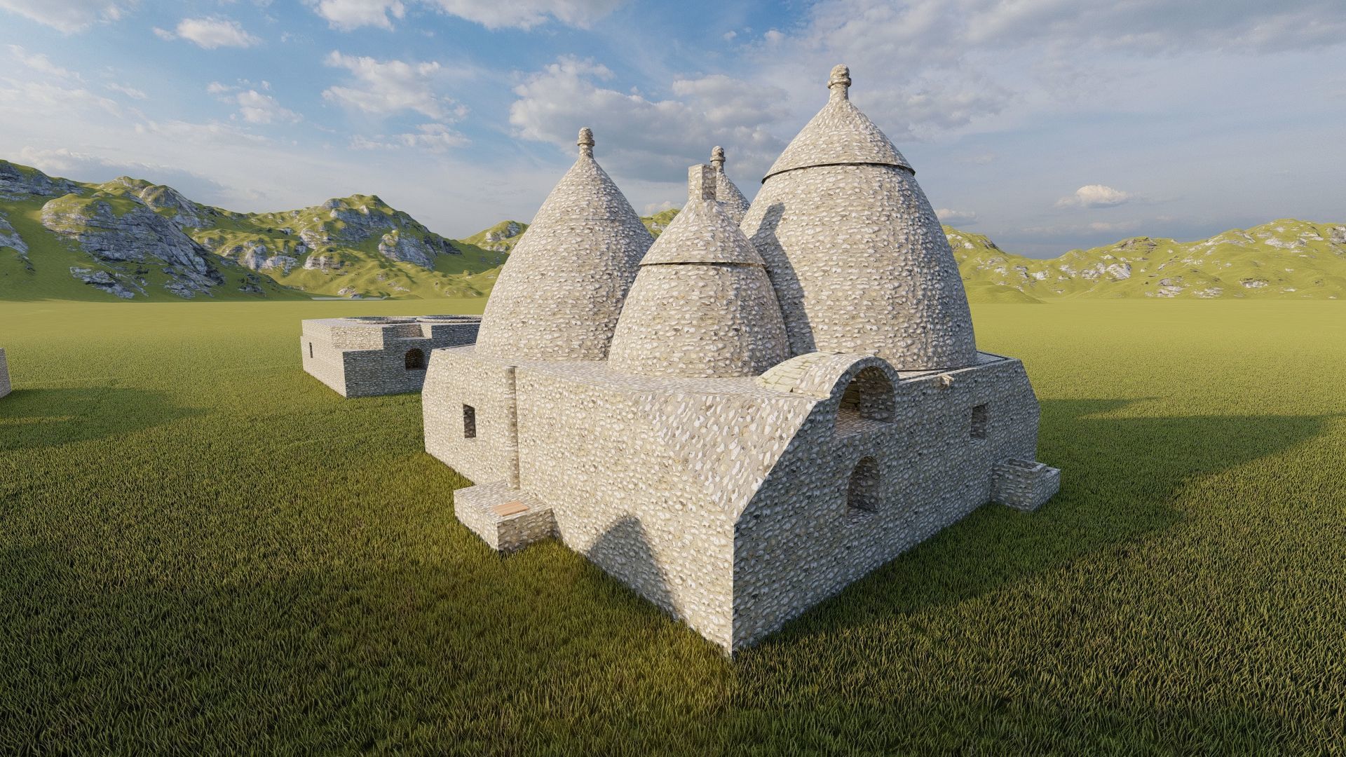 Historical temple-place of worship 3D model_3