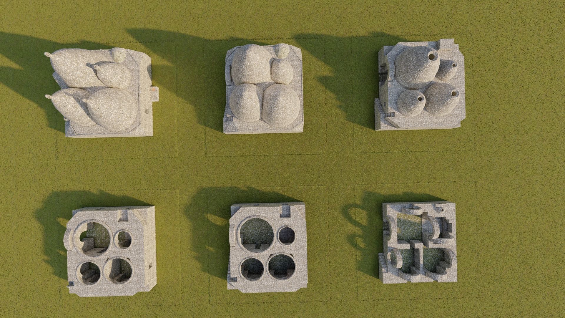 Historical temple-place of worship 3D model_1