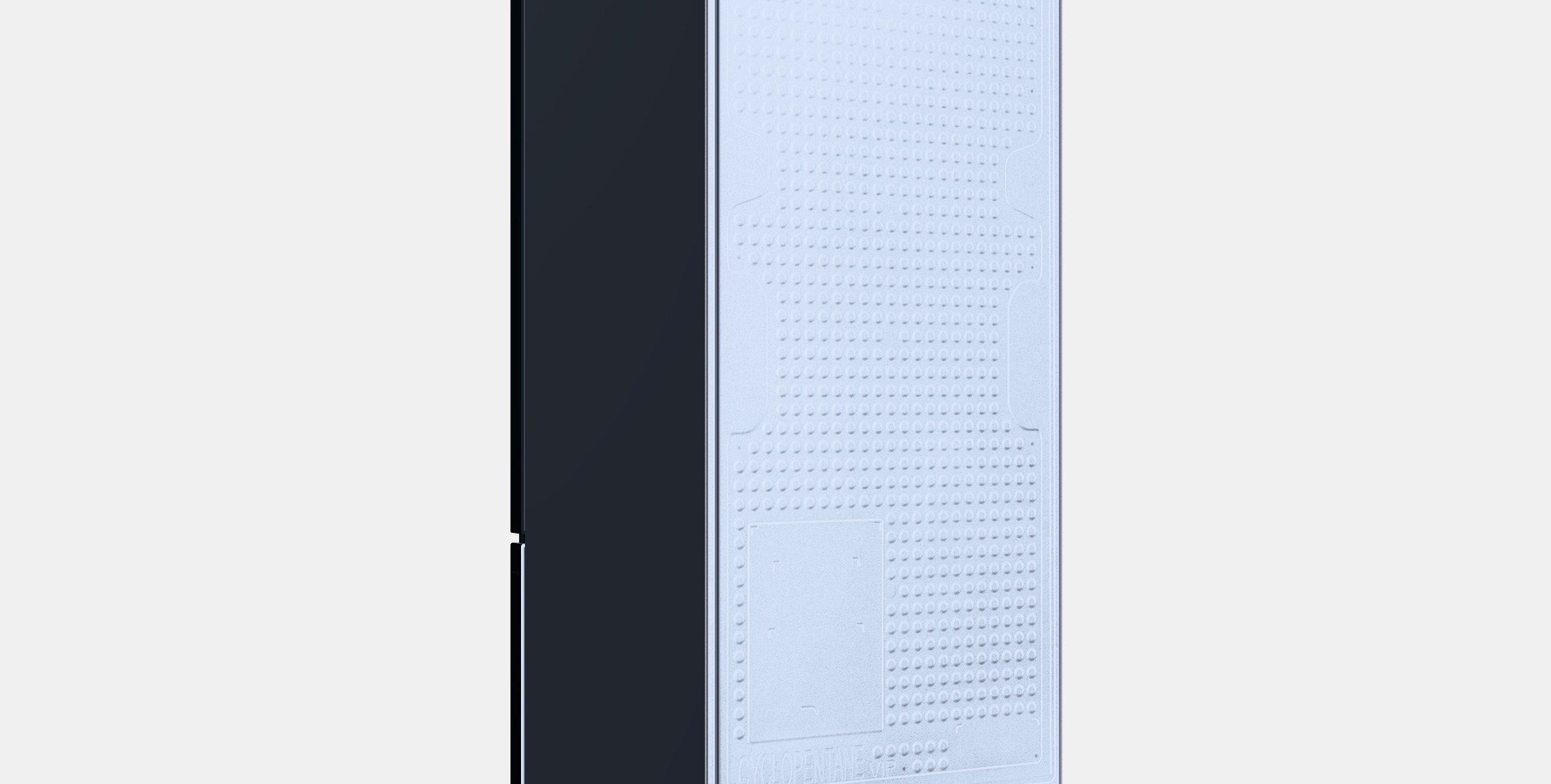 SAMSUNG Bespoke RB38A7B63S9-EF Low-poly 3D model_2