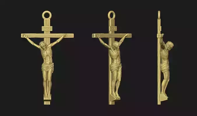 Jesus On cross Pendant