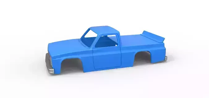 Shell of Vintage NASCAR race truck Scale 1 to 25