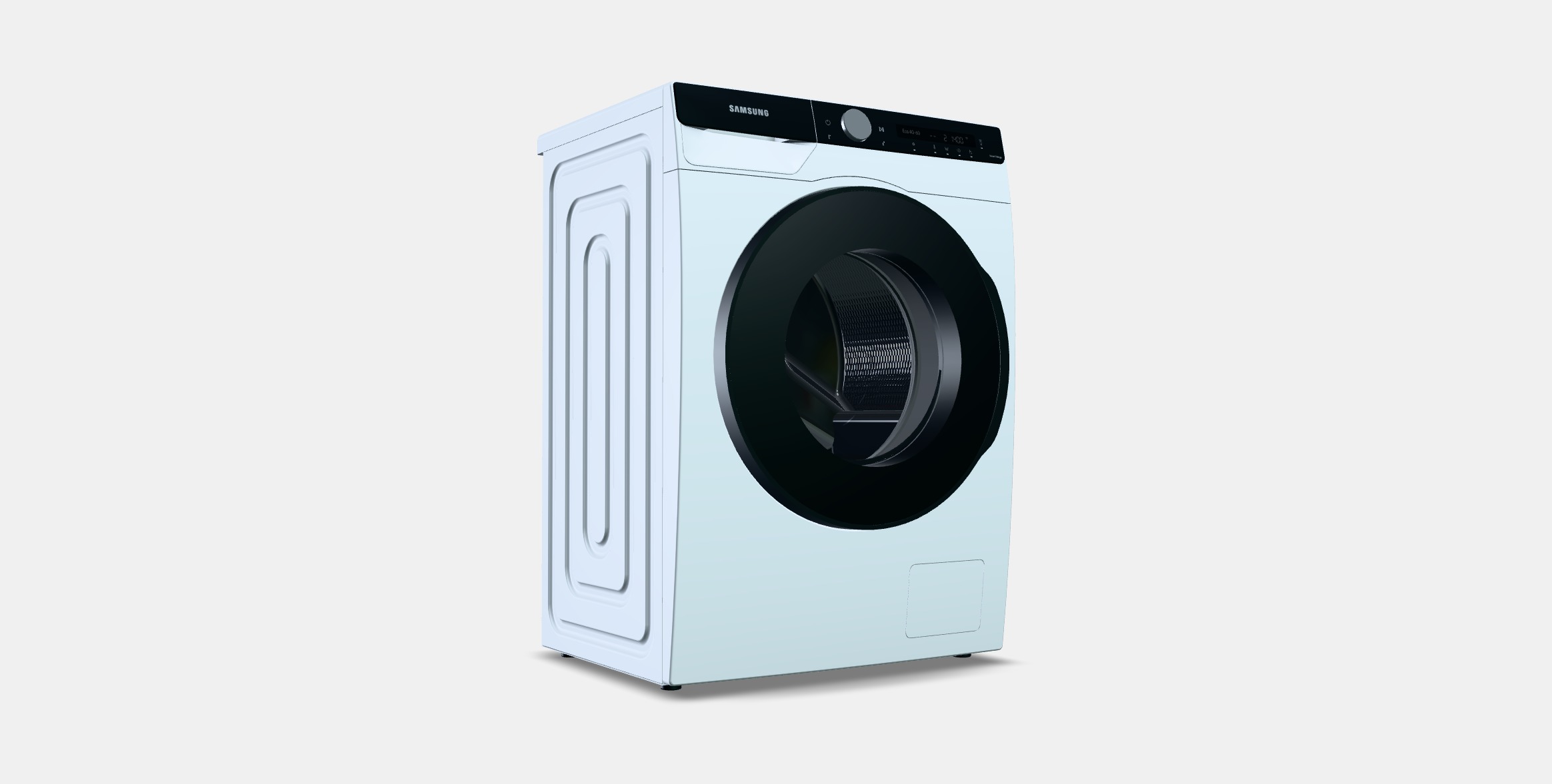 SAMSUNG WW90T534DAE-S7 Low-poly 3D model_3